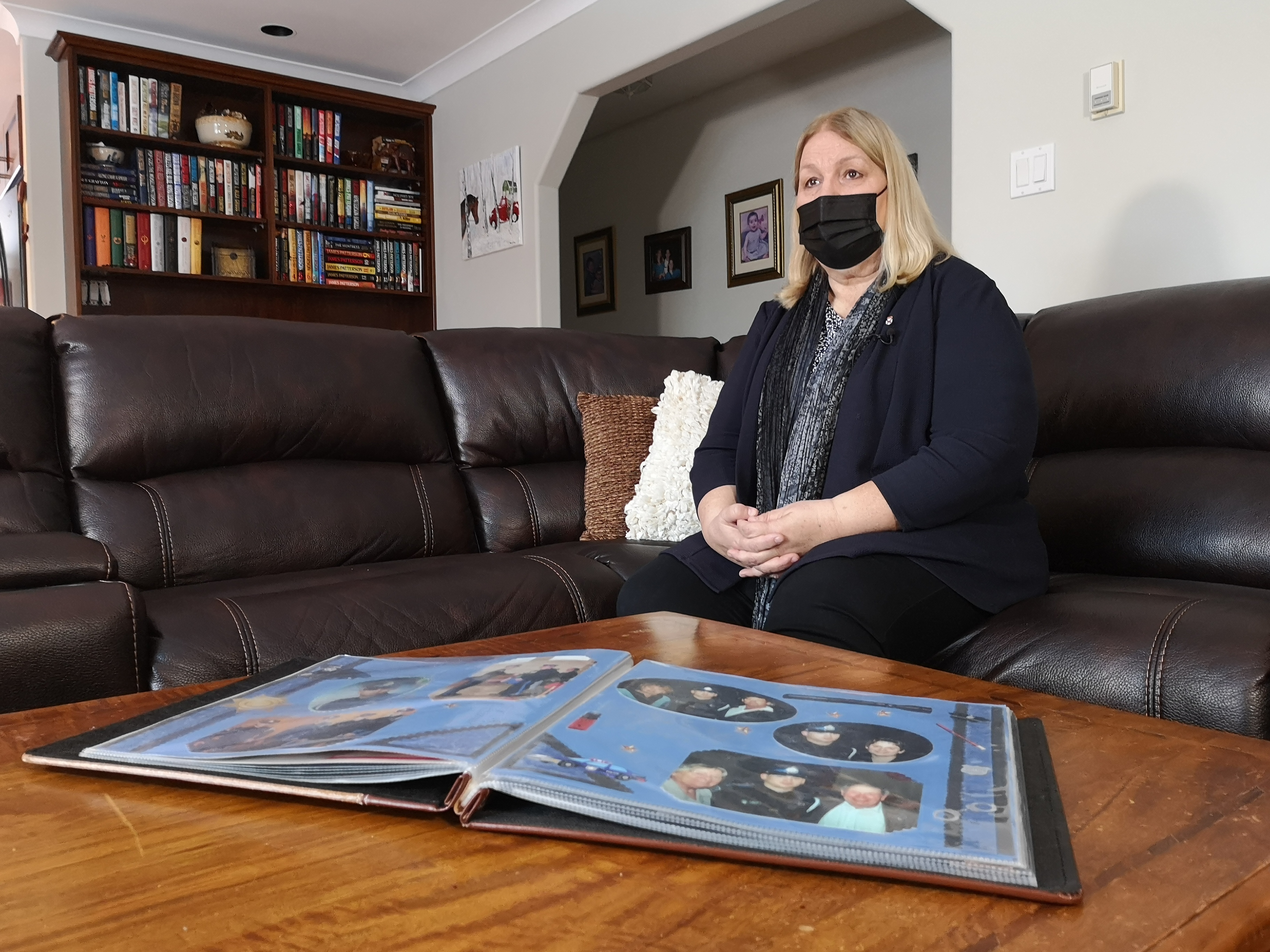 Margaret Miller is shown at her Enfield, N.S., home. (Brian MacKay/CBC)