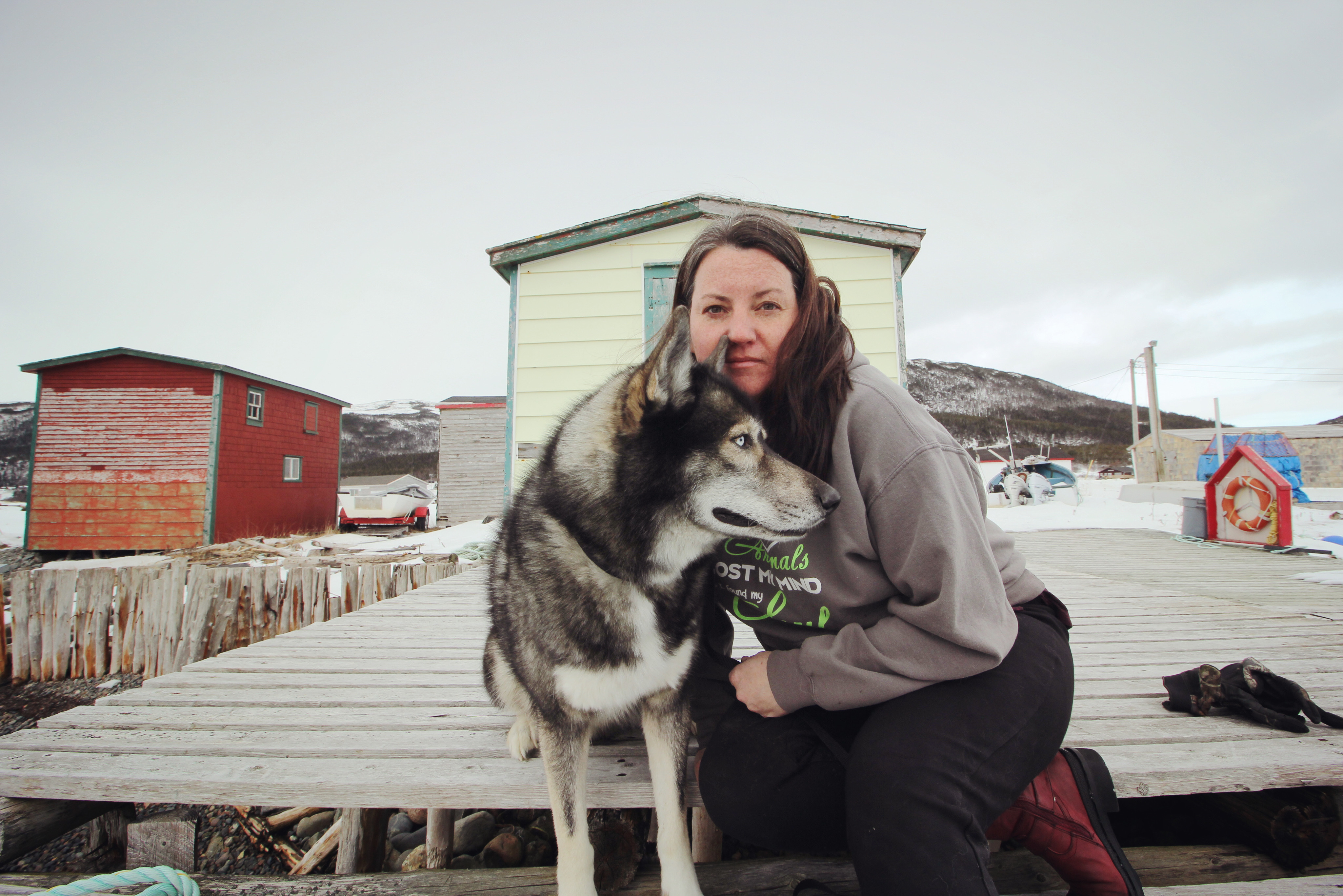 Angie Watson: 'I know what my priorities are. Living life, not in a laundry room, but on a frozen lake in Sandyville with four happy dogs.' (Gavin Simms/CBC)