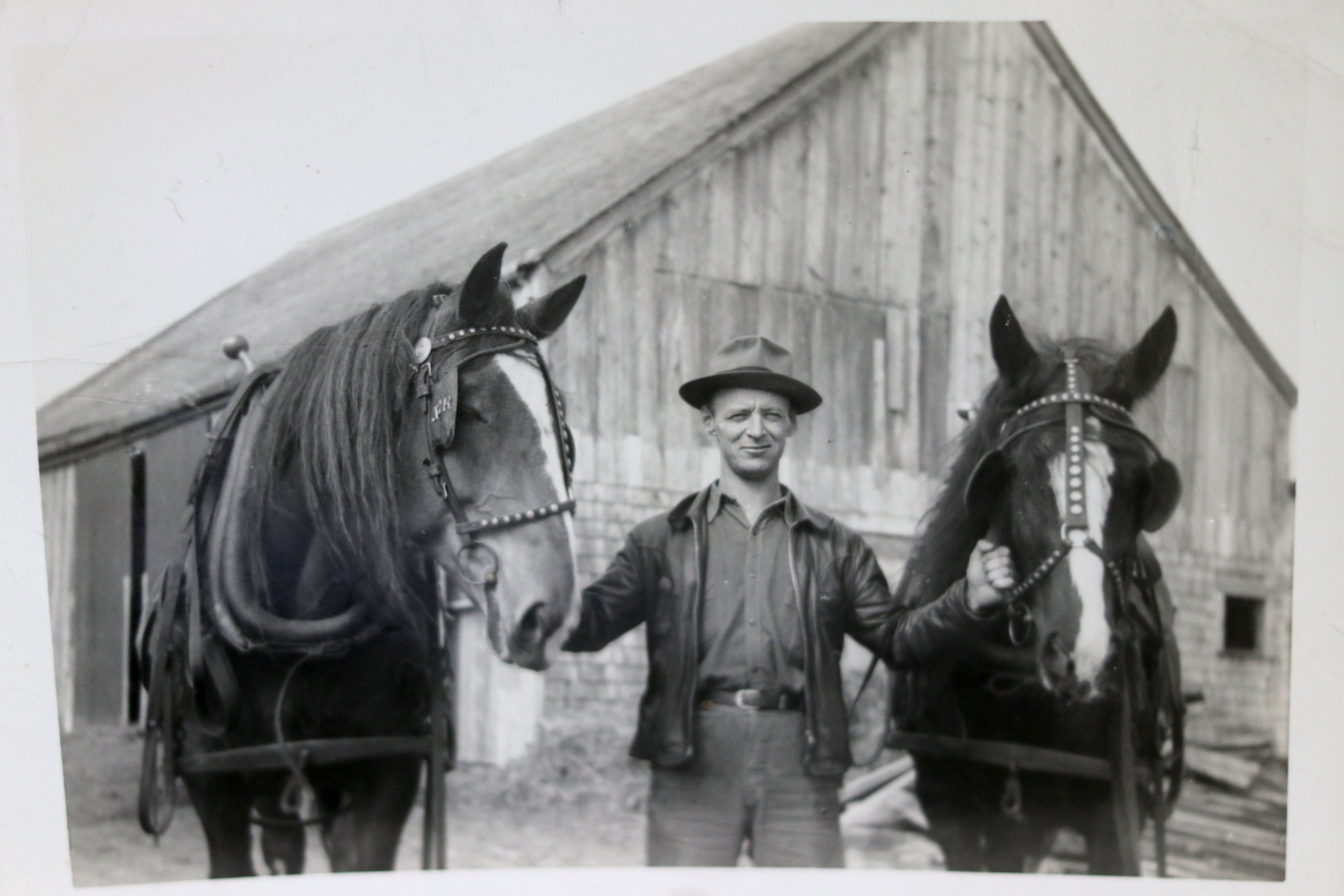 As a young man, Rushton worked on his family's Pictou County farm. He felt the call to leave, however, when Canada entered the Second World War.