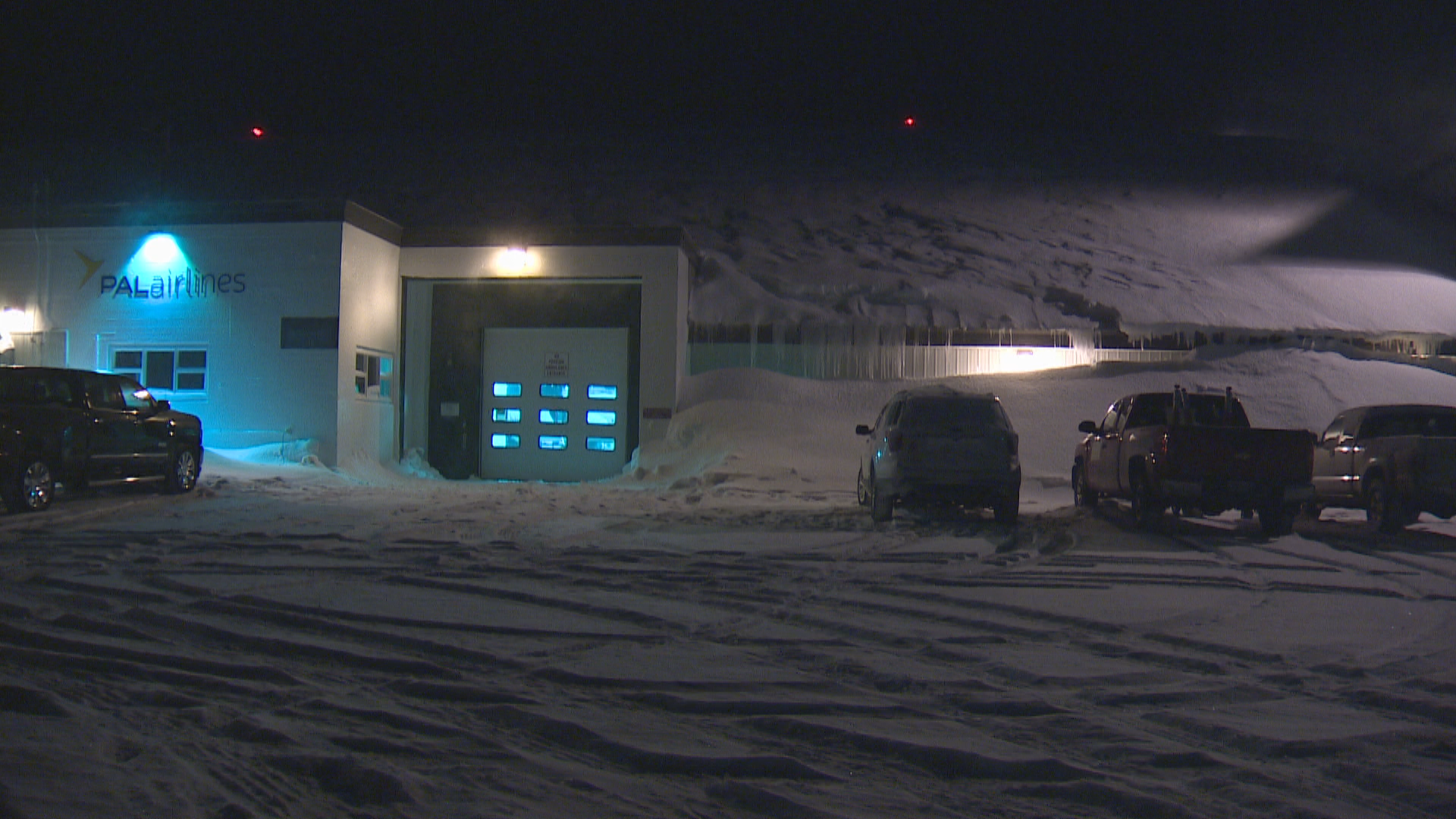 PAL Airlines Hangar 14 at Goose Bay Airport. (Bruce Tilley/CBC)