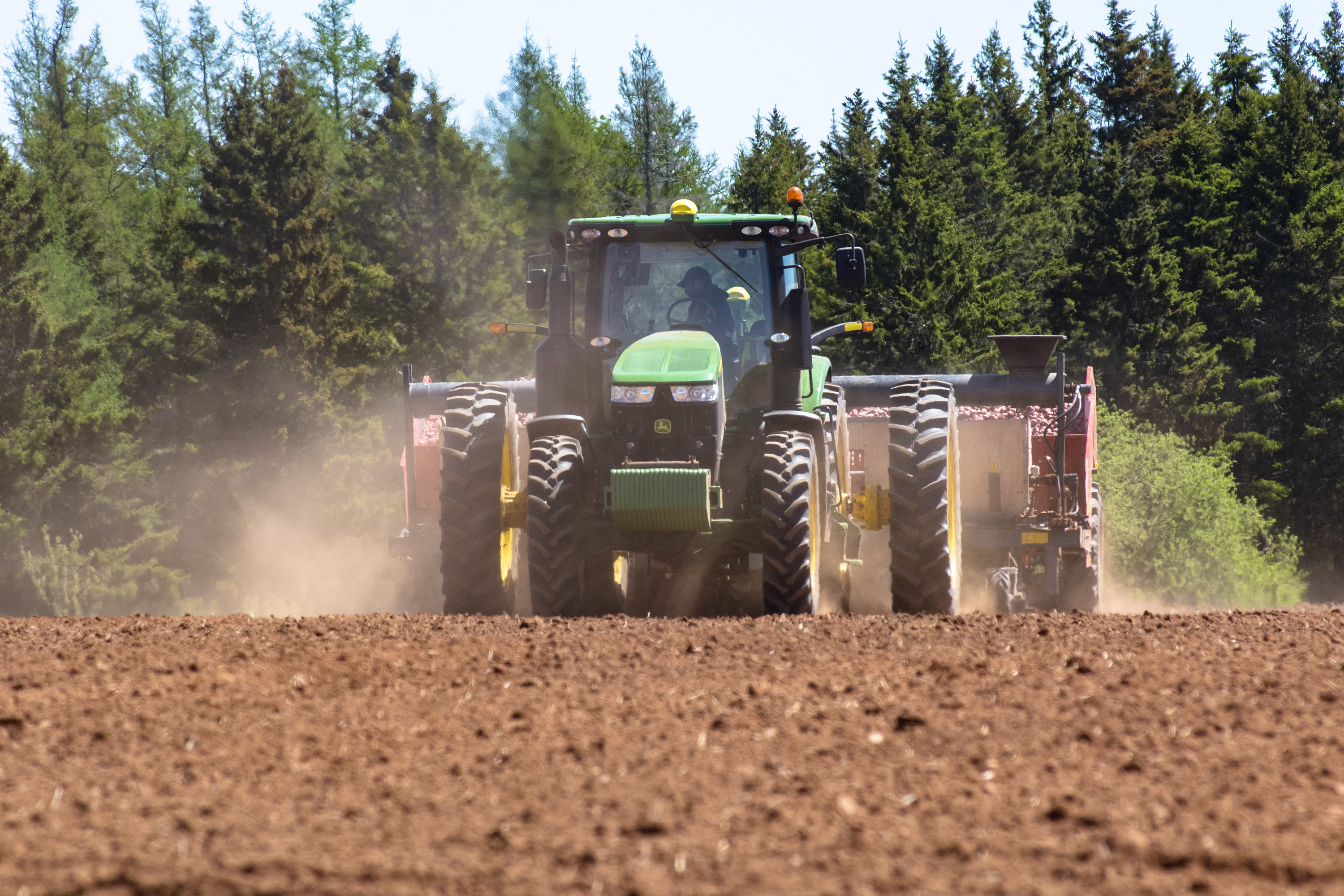 Spring planting is nearing completion across the Island and farmers are at the mercy of the weather. Even if a farmer had a crystal ball there would be no way to predict what the fall harvest will bring. (Brian McInnis)