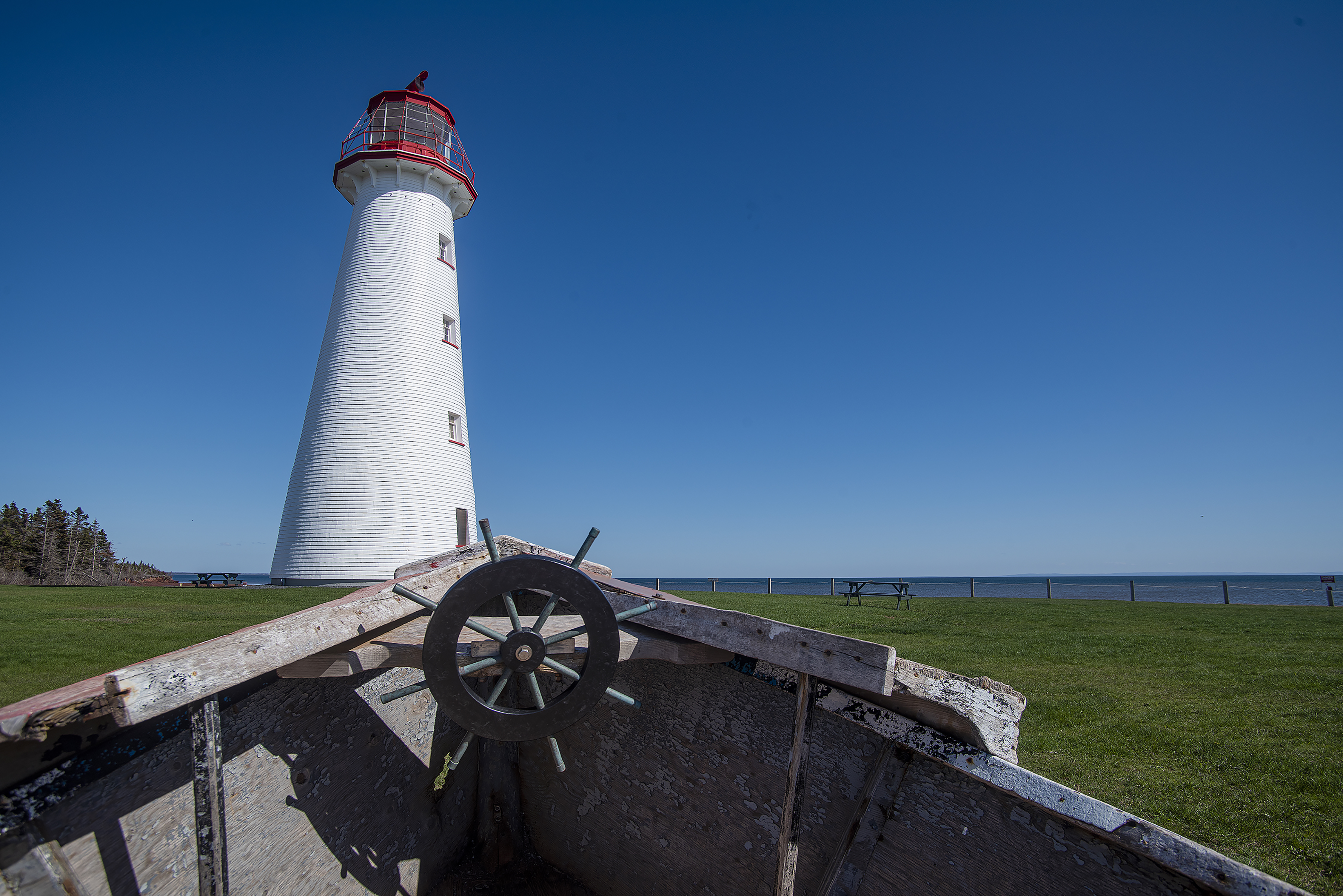 In 2012, Point Prim Lighthouse was awarded a provincial heritage place plaque. (Brian McInnis/CBC)  