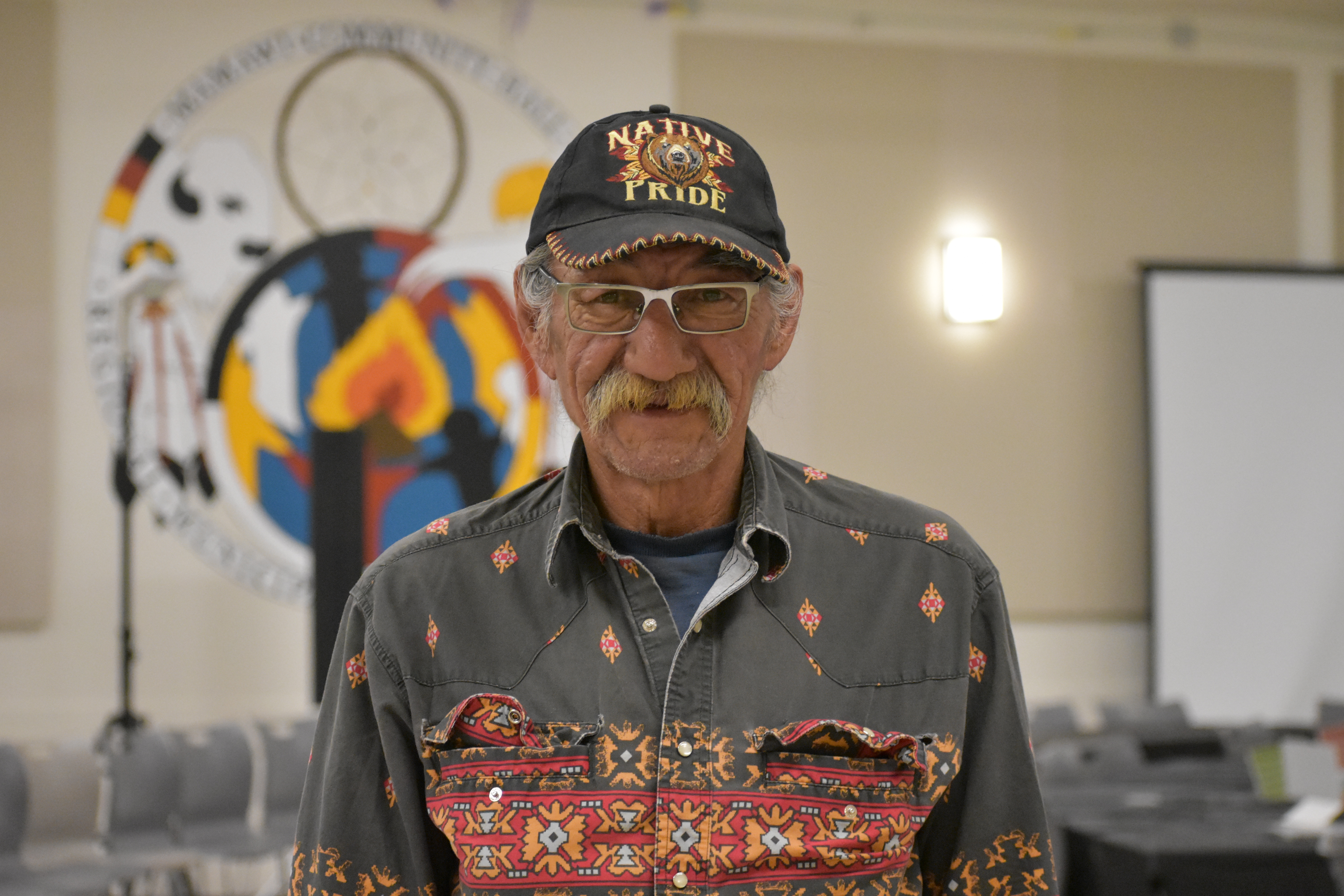 For the past 18 years, Roy Ladouceur has lived off the land near Poplar Point, which is part of ACFN territory. (Geneviève Normand/CBC Radio-Canada)