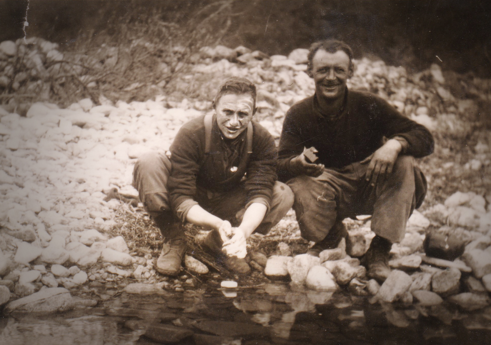 Rushton's past service in the Second World War inspired the men around him, according to a former comrade. He was the person they trusted.