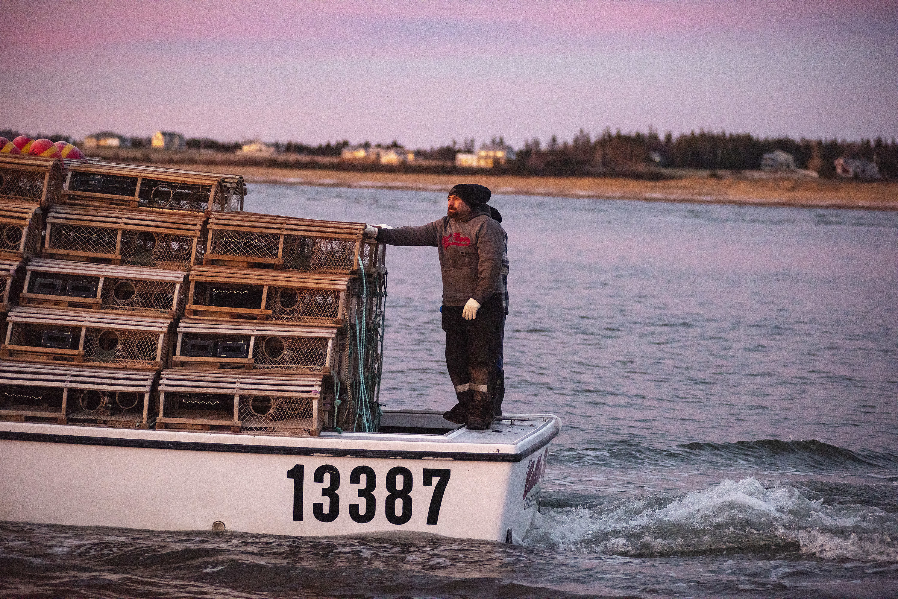 It was a beautiful morning as the boats headed out and every fishermen asked said they were relieved to finally be getting out on the water after the delay. (Brian McInnis)