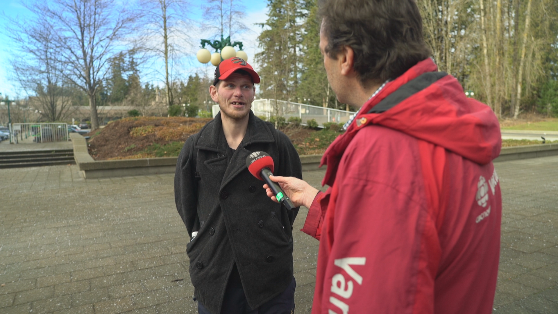 Redenbach approached CBC reporter Jason Proctor outside of court with his story (CBC)