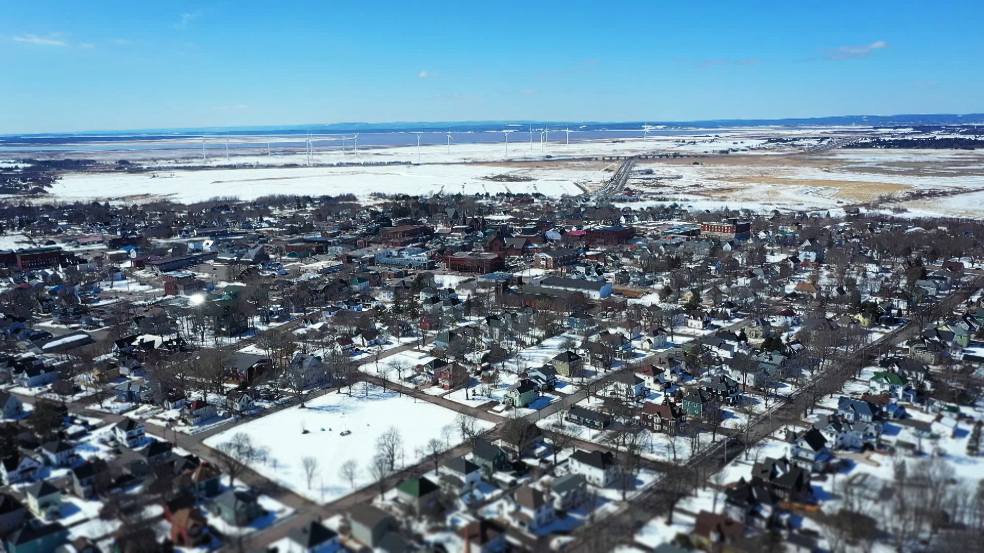 The mayor of Amherst says conservative estimates put 80 homes and businesses in the town's flood zone.(Steve Lawrence/CBC)