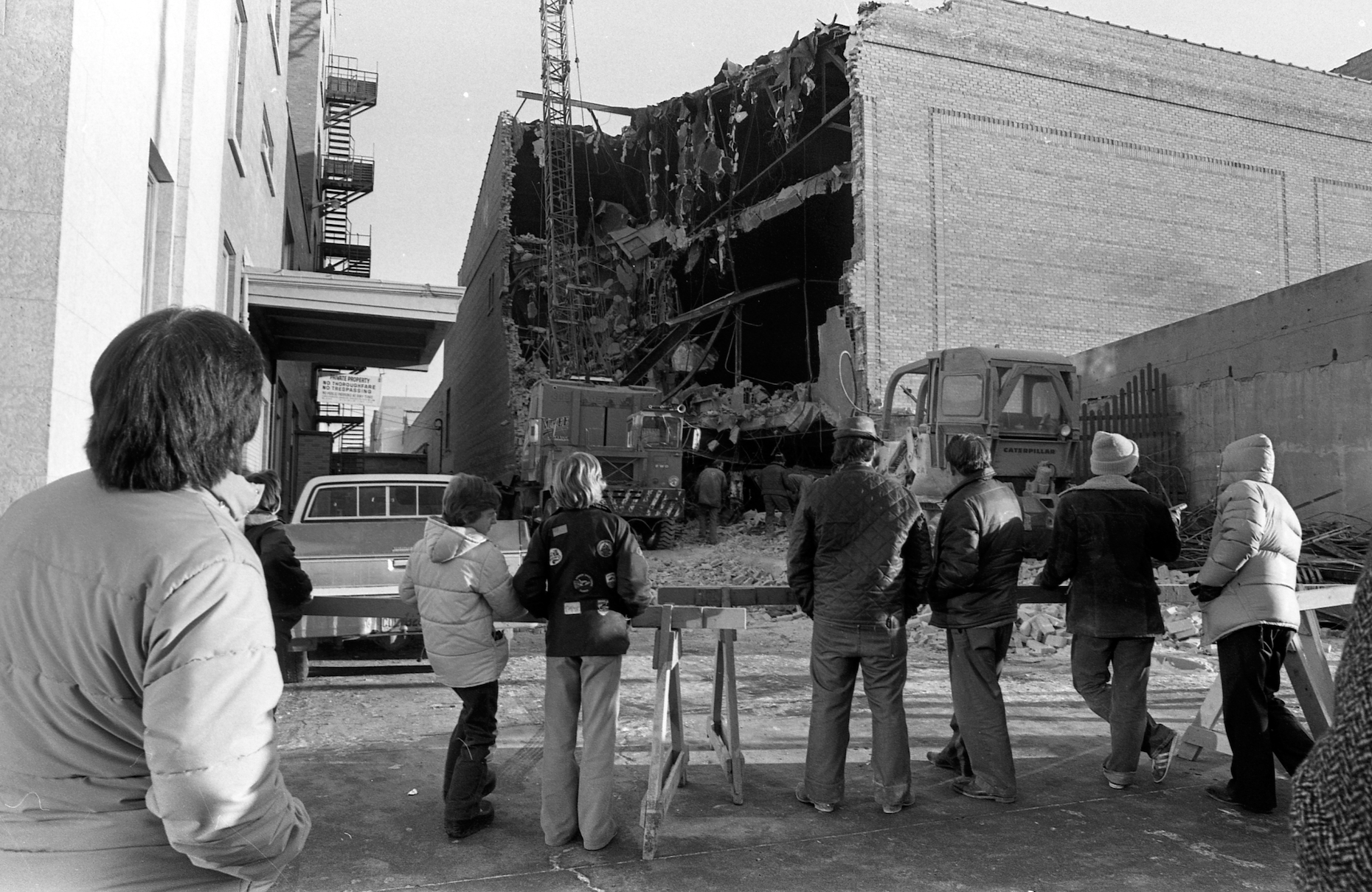 "When you looked at it, it was just gone. They’d knocked so much of it out. It was gone," said Don Kerr. (Saskatchewan Archives; copyright: Saskatoon StarPhoenix)