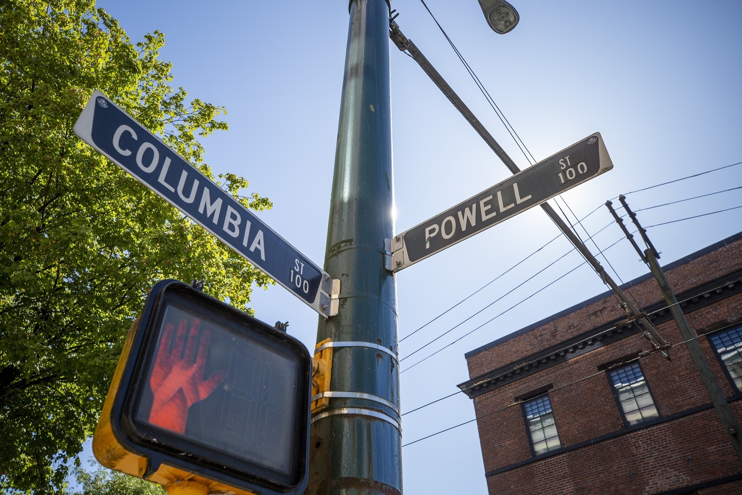 Stephen Quinn once lived at the corner of Columbia Street and Powell Street at the edge of the Downtown Eastside. (Ben Nelms/CBC)