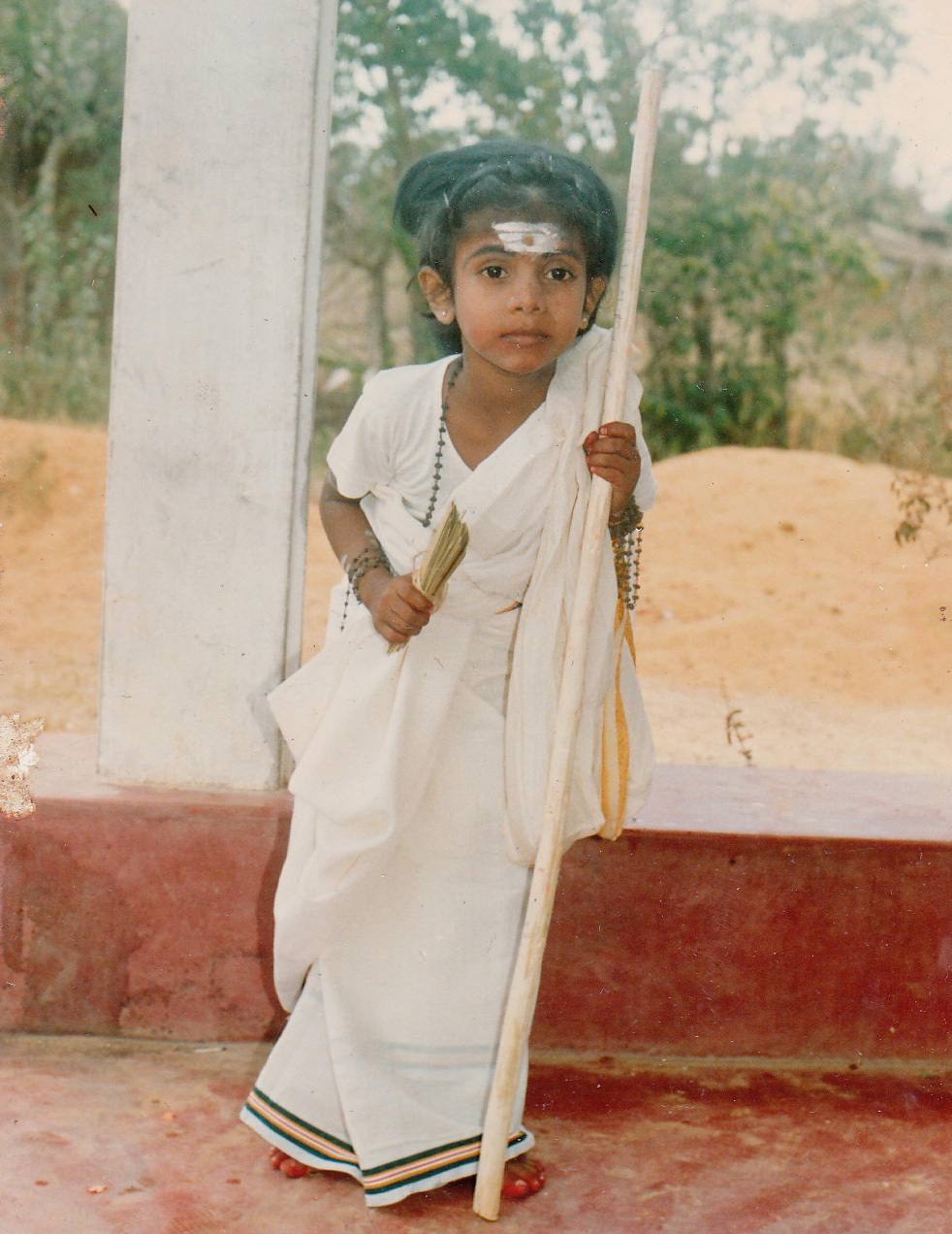 Sharmini as a young child.