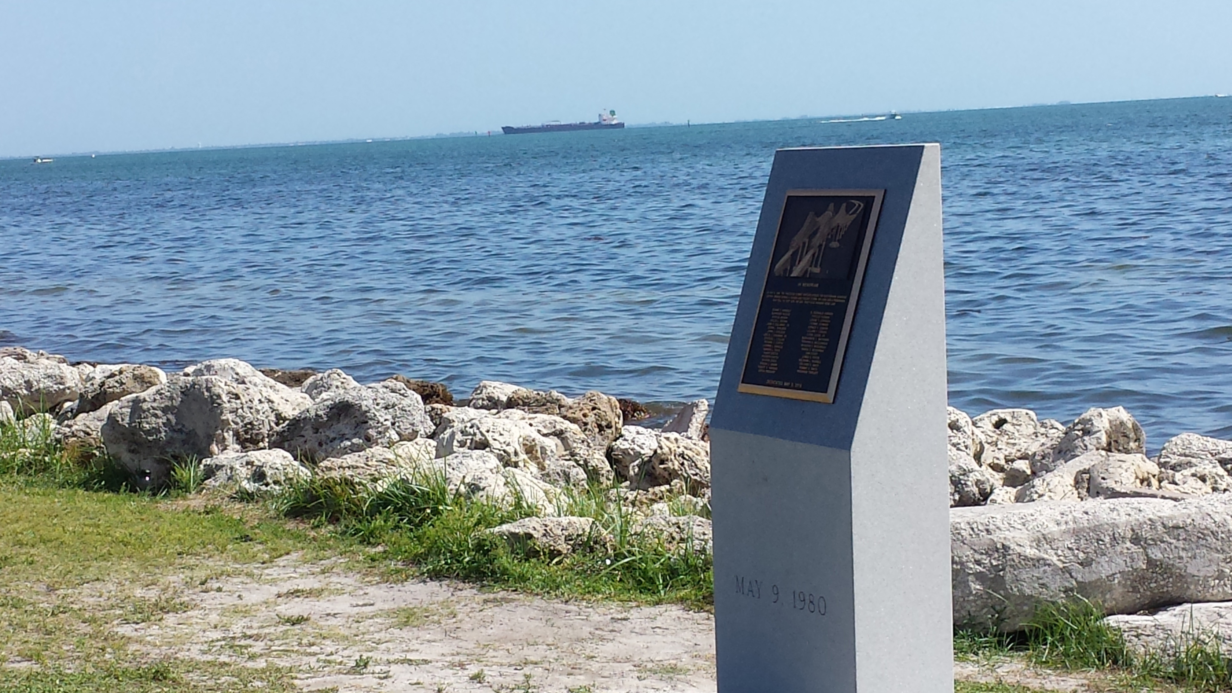 A monument has been erected half a mile from the accident site. (Submitted by Bill DeYoung)