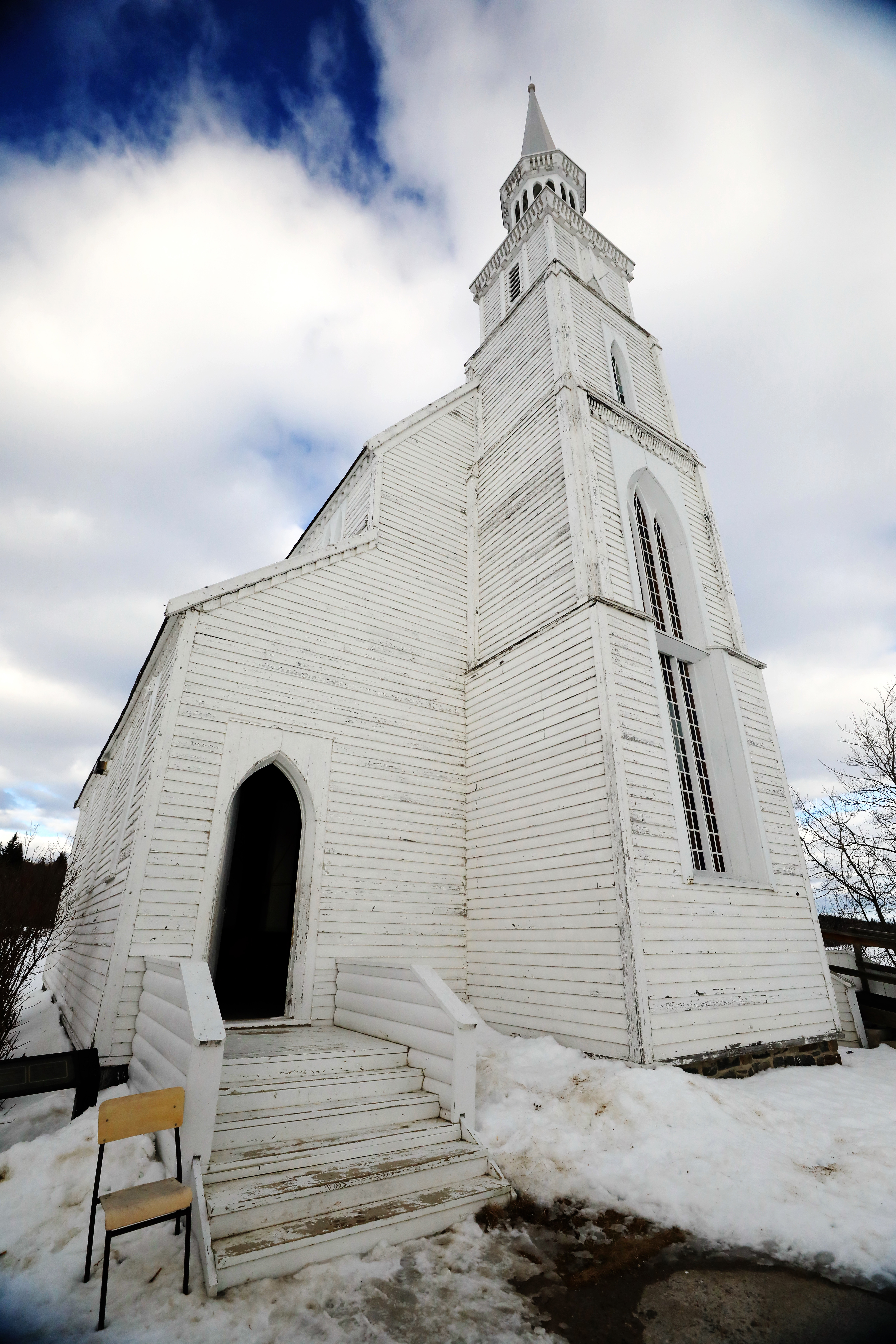 The Holy Trinity Anglican Church in Stanley Mission is the oldest in Saskatchewan. (Heidi Atter/CBC)