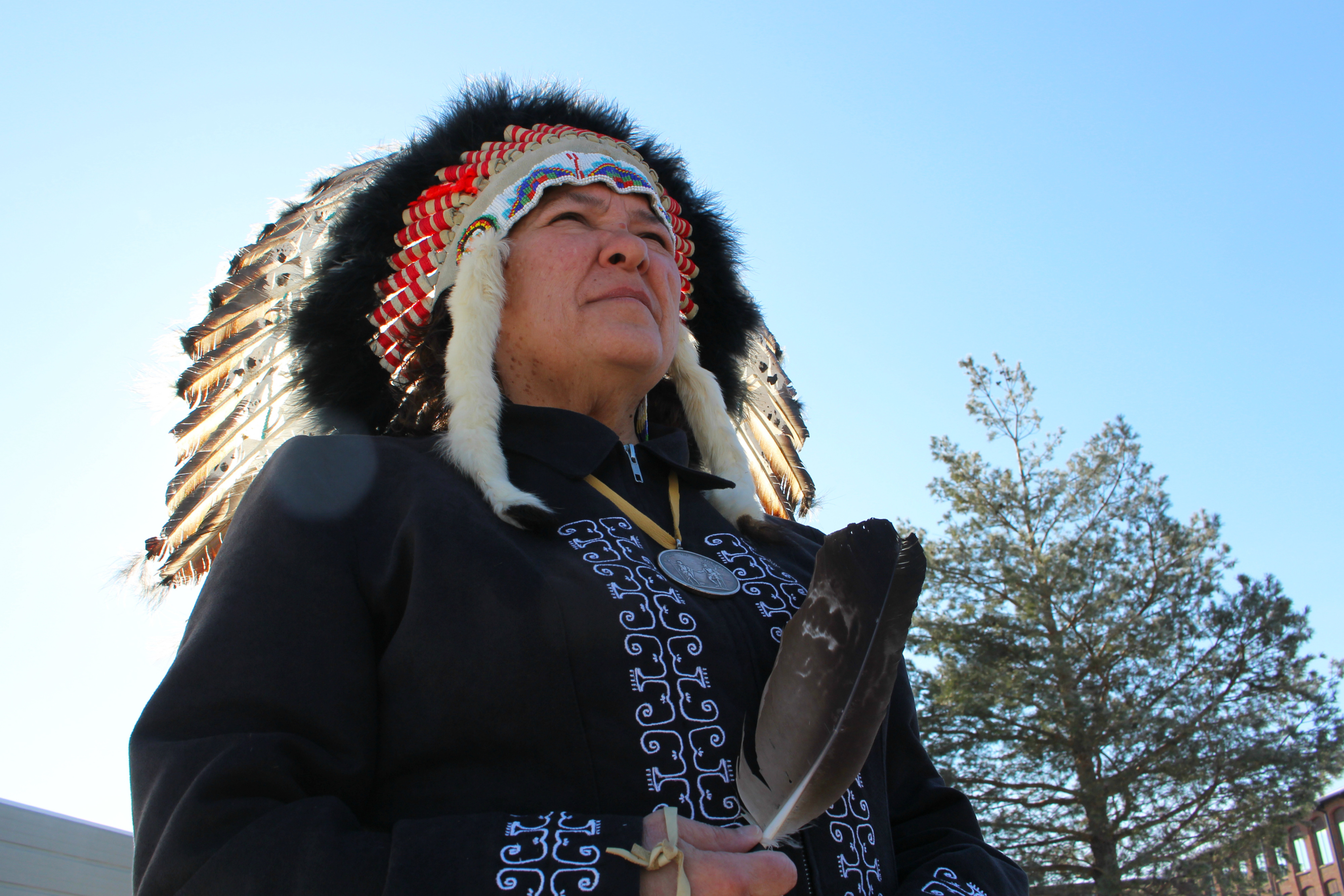 Susan Levi-Peters never imagined she would become chief of Elsipogtog First Nation. But when the people of her eastern New Brunswick community pushed her to run, she felt a duty. (Shane Magee/CBC)