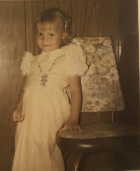 Tiffany Sark as a young girl growing up on Lennox Island. 'When you're a child, you don't realize sometimes that you're being abused because you think it's normal.' (Submitted by Tiffany Sark)