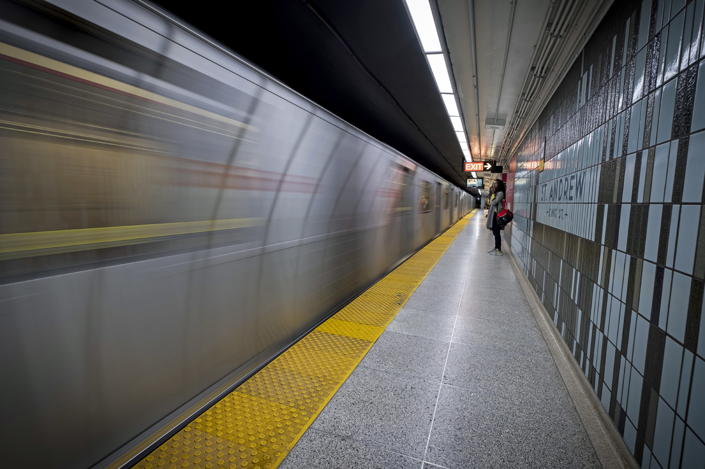 The TTC is trying to raise awareness that if people are contemplating suicide or just need to talk, help is a phone call away at 416-408-4357 or 416-408-HELP. (Evan Mitsui/CBC)