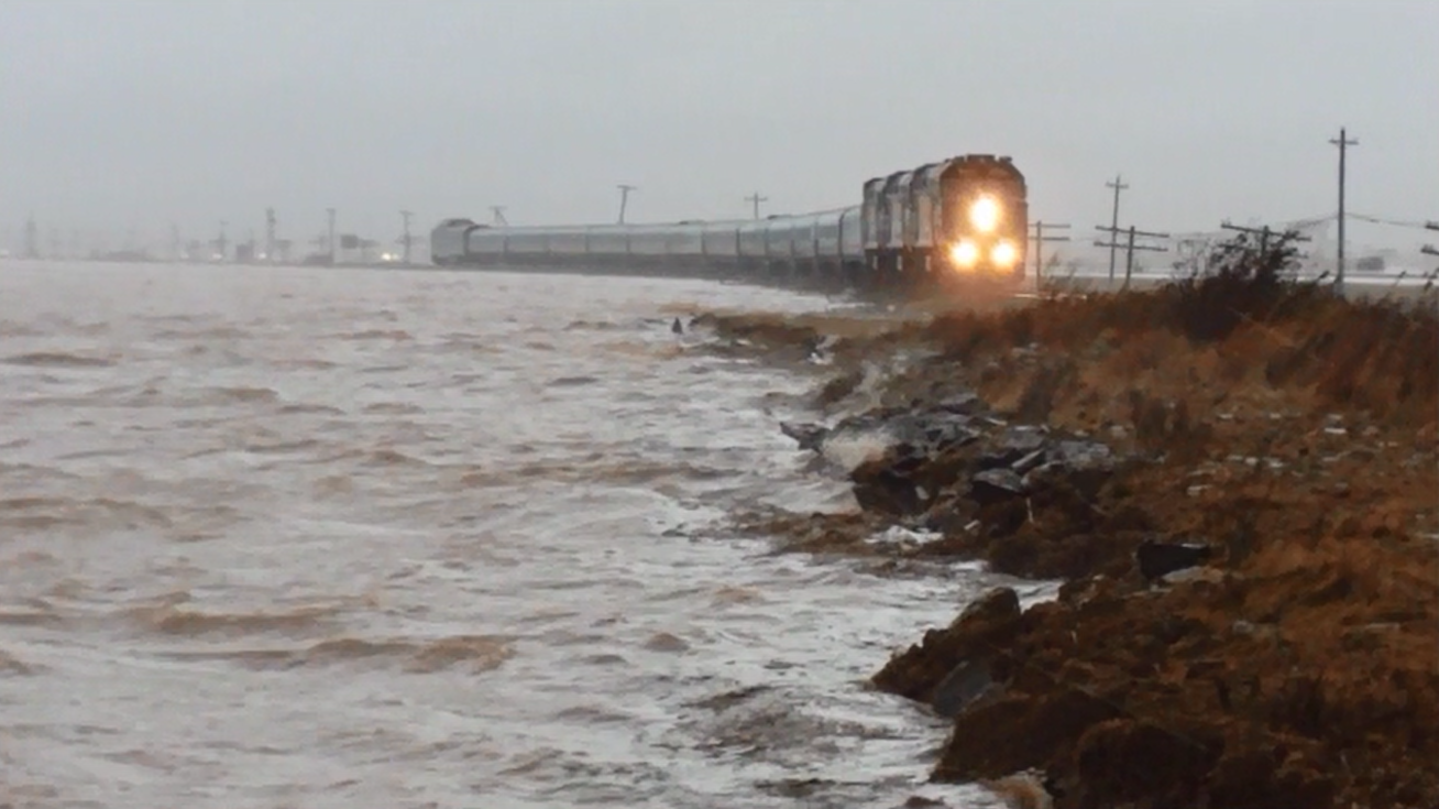 This photo was taken in November 2015 during high tide, along the edge of the Chignecto Basin near Aulac, N.B.  (Mike Johnson)