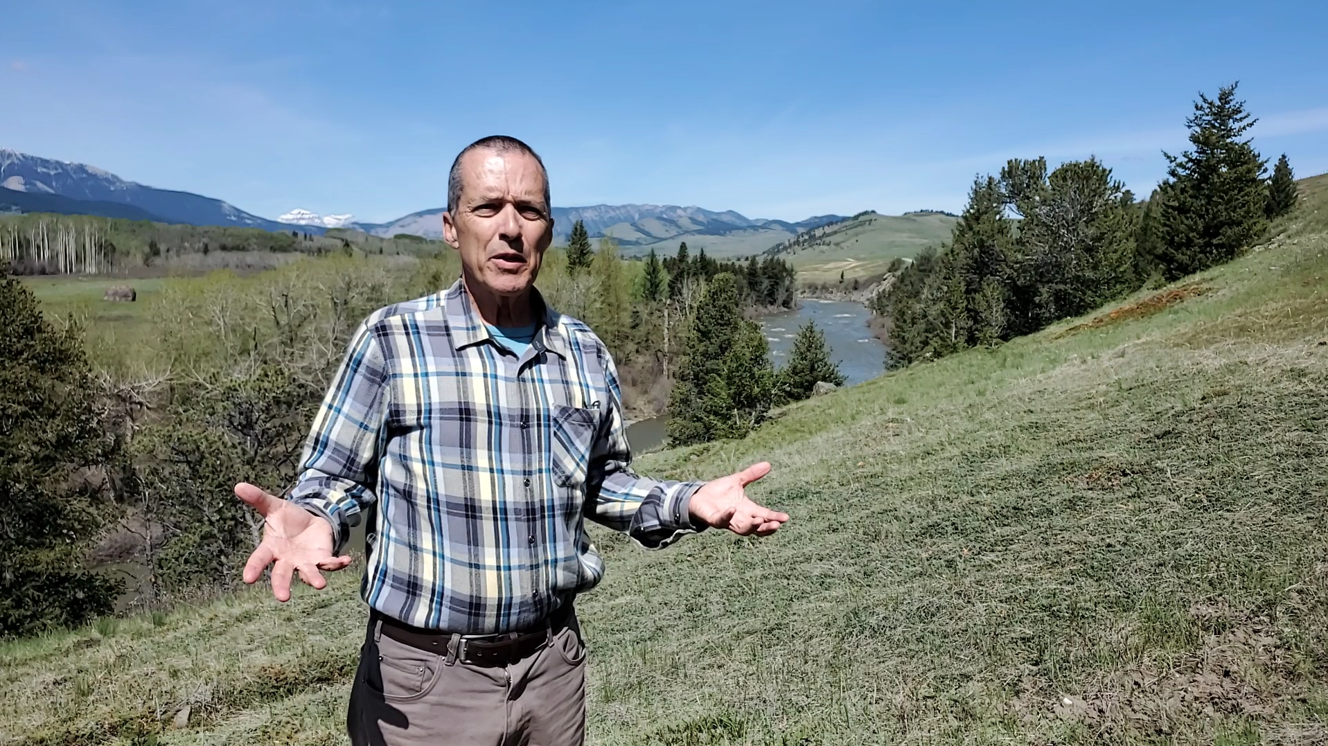 Kevin Van Tighem is a spokesman for the Livingstone Landowners Group, a collection of residents and business owners who advocate for land stewardship in southwestern Alberta. (Robson Fletcher/CBC)