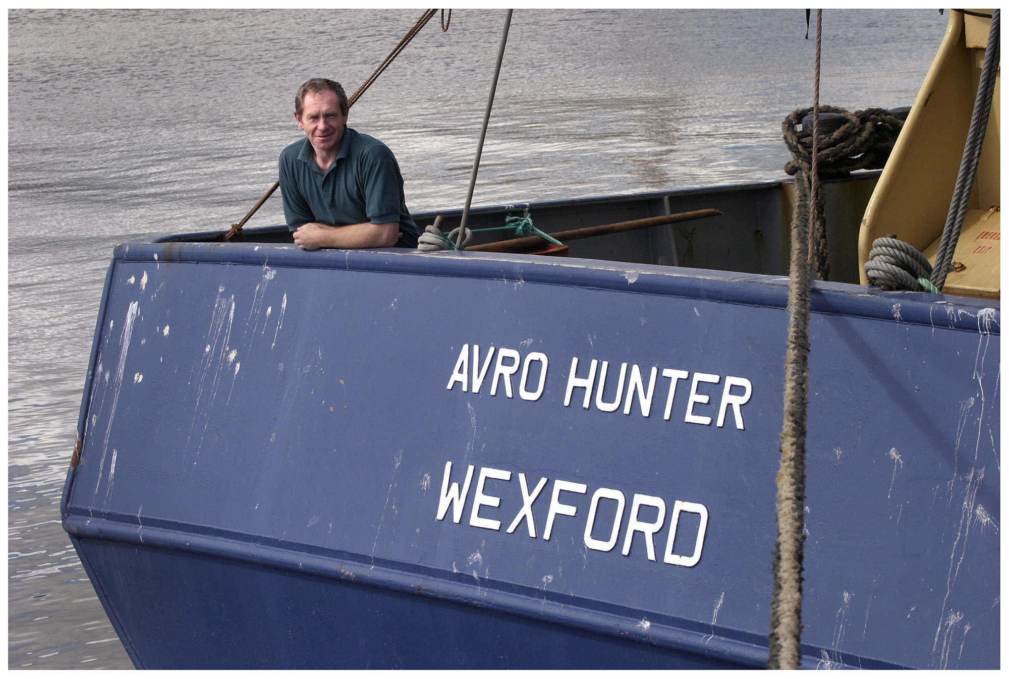 A Wexford fishing boat in the port of Waterford.