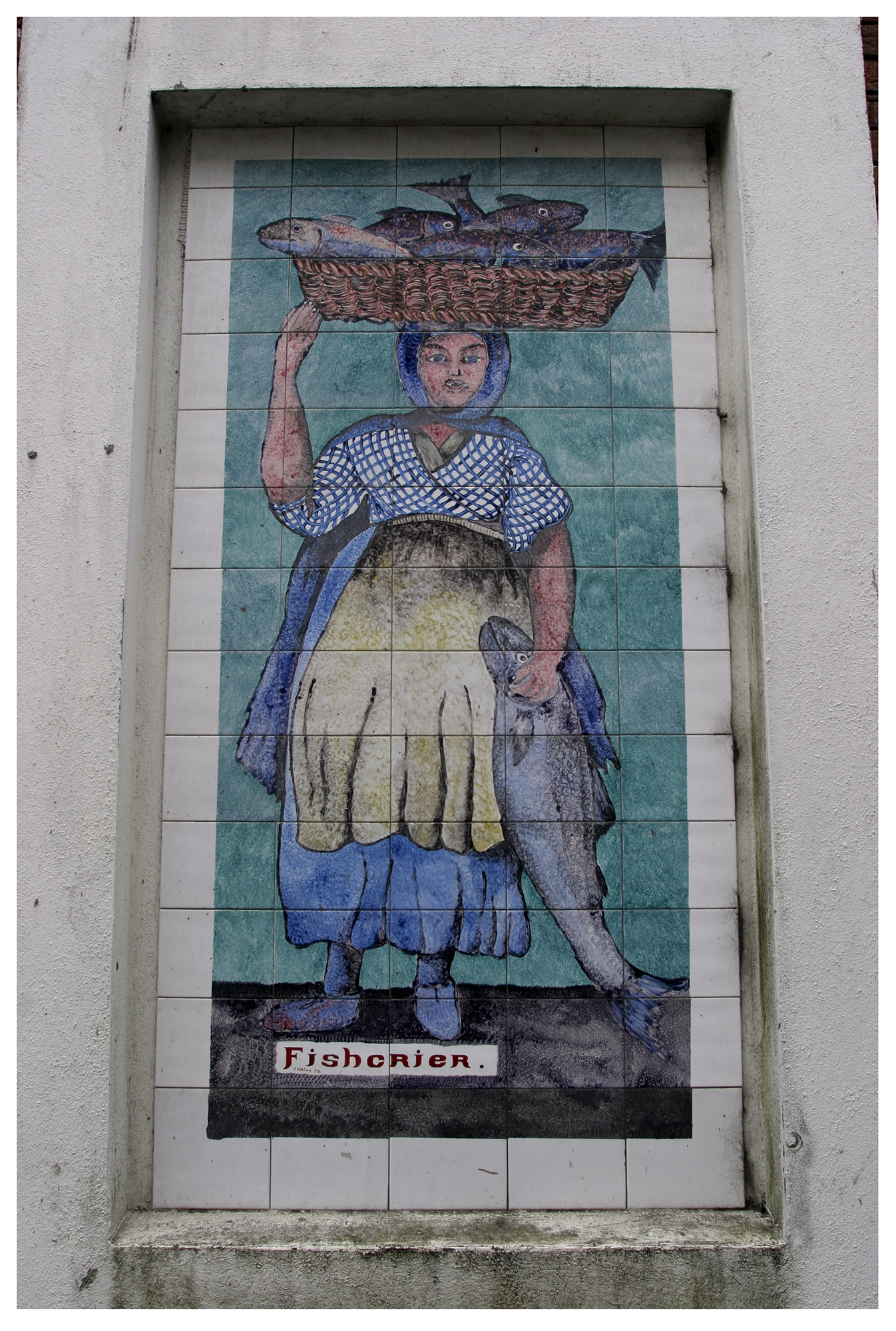 Wall art on a building in Waterford reflects the region's rich history. 