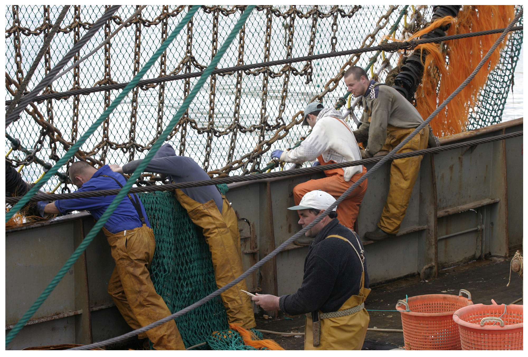 A Wexford fishing boat in the port of Waterford.