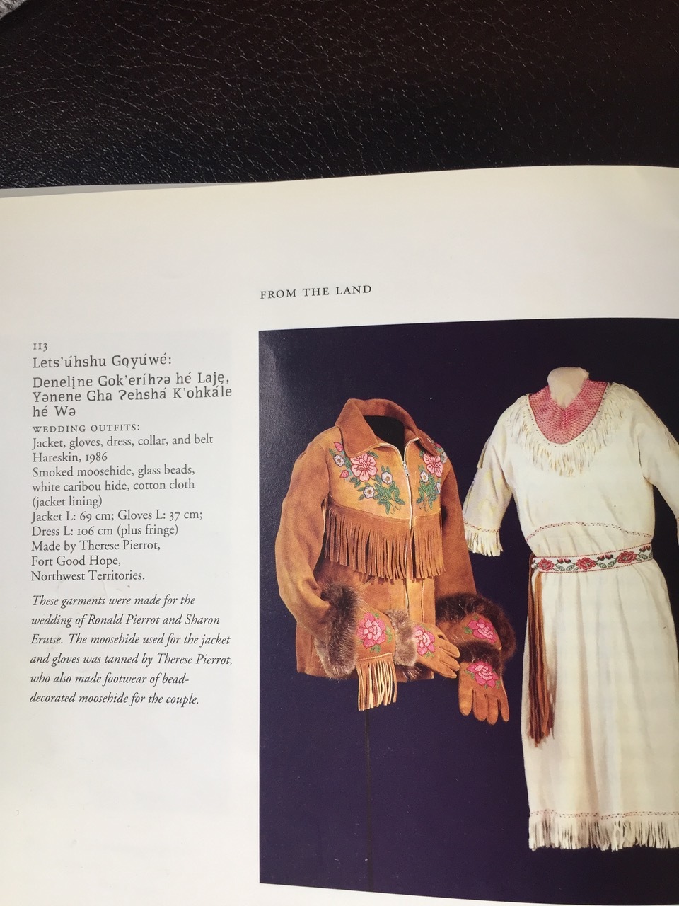 Therese Pierrot sewed a jacket and a wedding dress for her son's wedding. (Submitted by Margaret McLauchlan)