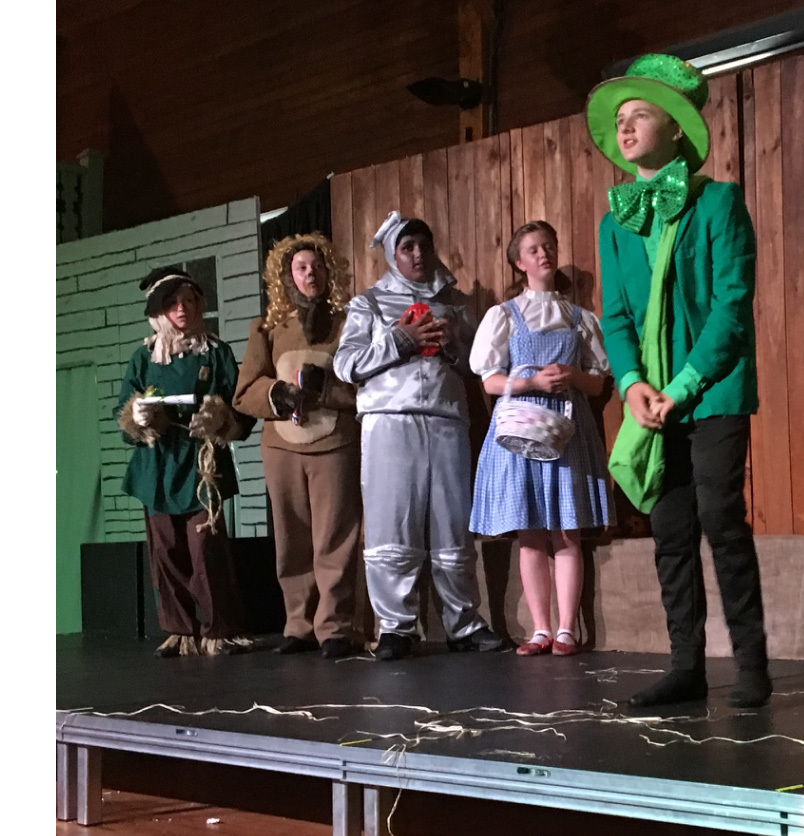 13-year-old Charlie Ross takes on the role of the Wizard of Oz. (Submitted by Beth Johnston)