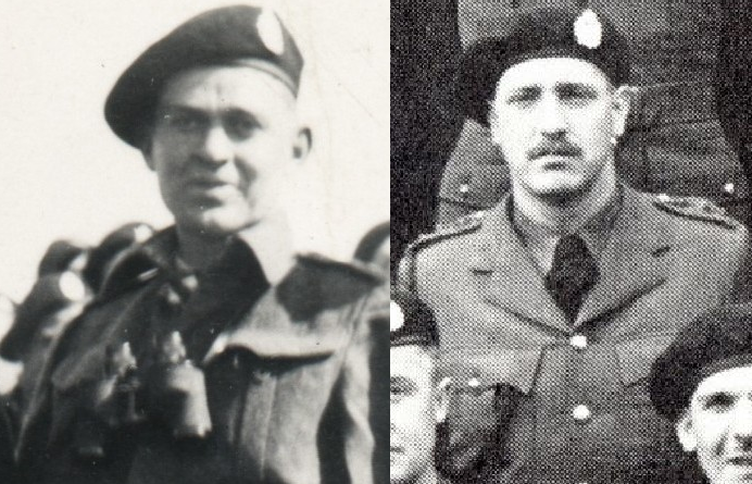 Donald Grant Worthington, left, and his brother John Robert Worthington, right, are both buried in the Bretteville-sur-Laize Canadian War Cemetery in Calvados, France. (City of Vancouver Archives)