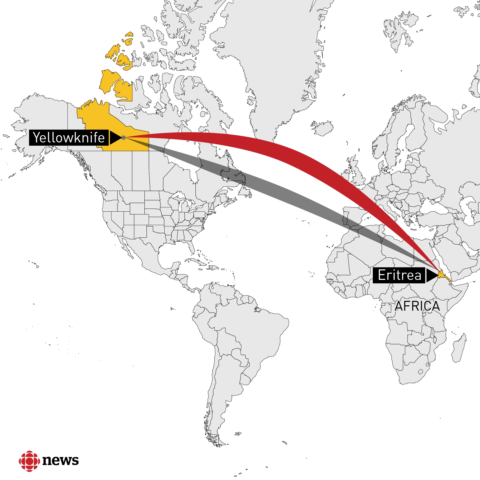 Tesfamichael Abraha walked through Ethiopia, hitched rides through Sudan, and was imprisoned in southern Egypt for 16 months before UNHCR staff found him. (ontheworldmap.com)