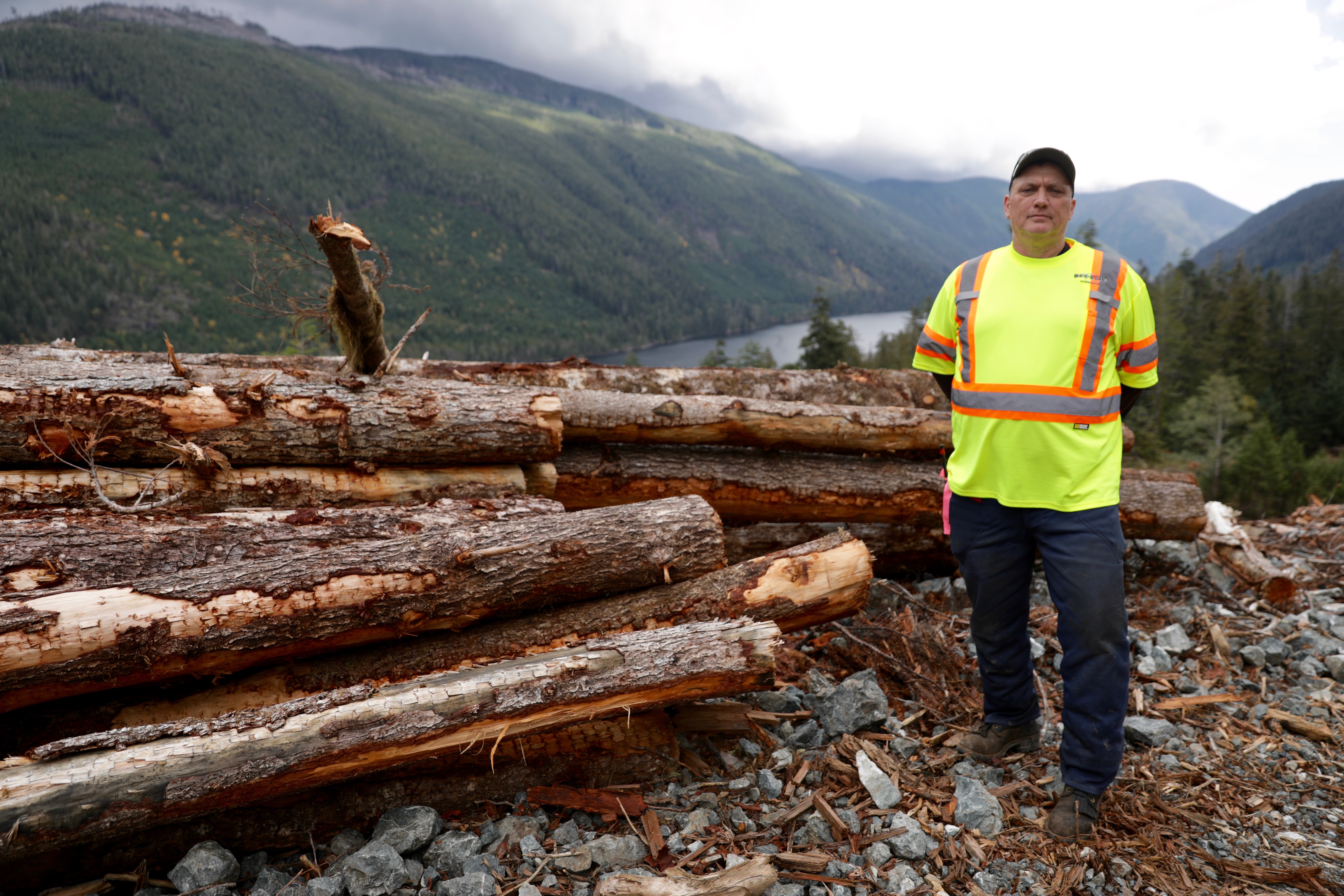 Zoltan Schafer has been logging in B.C. since he was 14. He says a lot has changed in the industry since the 1970s to protect old growth. (Chris Corday/CBC)