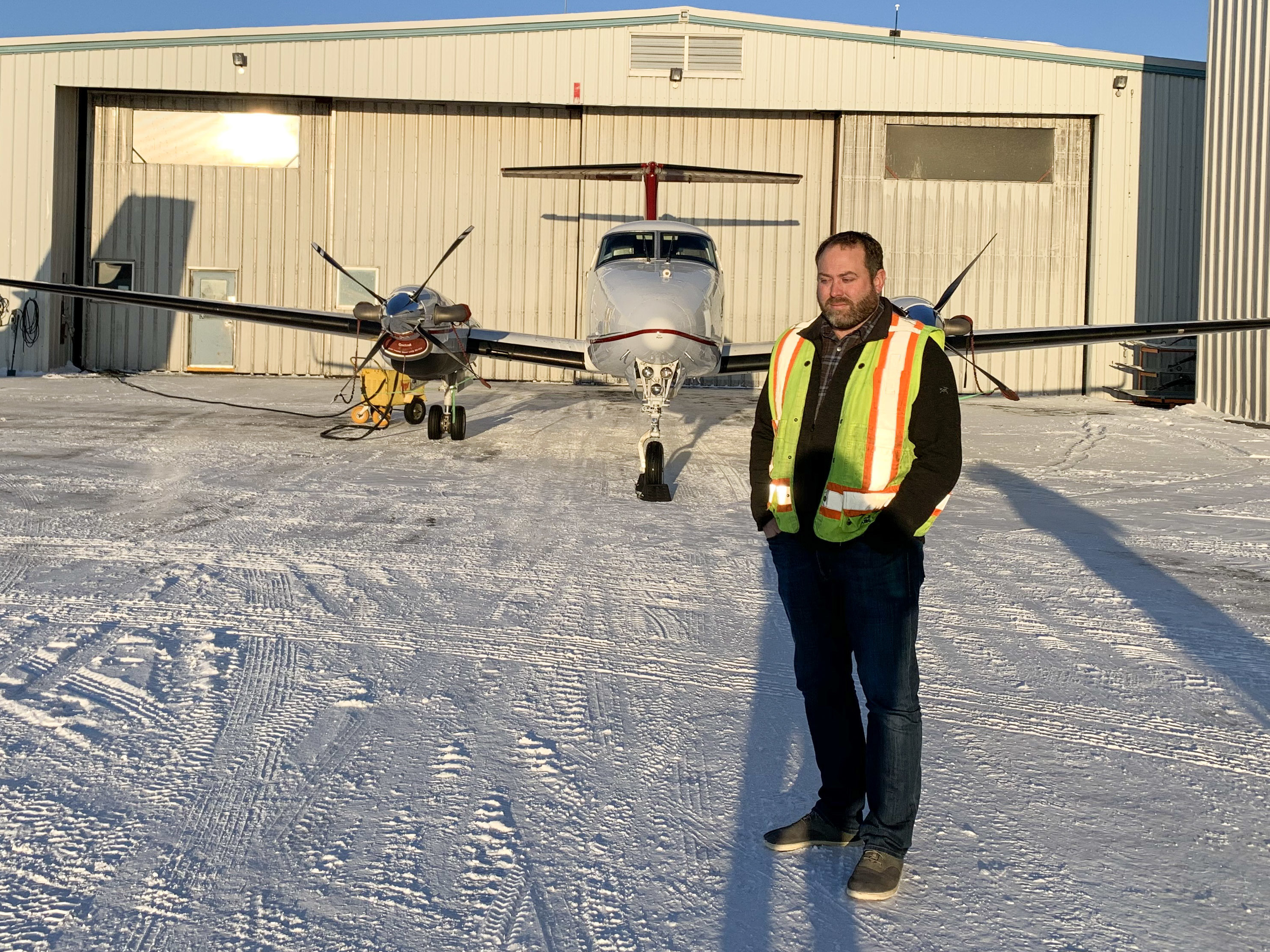 Chris Reynolds, Air Tindi president, has cut a fifth of the company's workforce since the pandemic started. (Sidney Cohen/CBC)