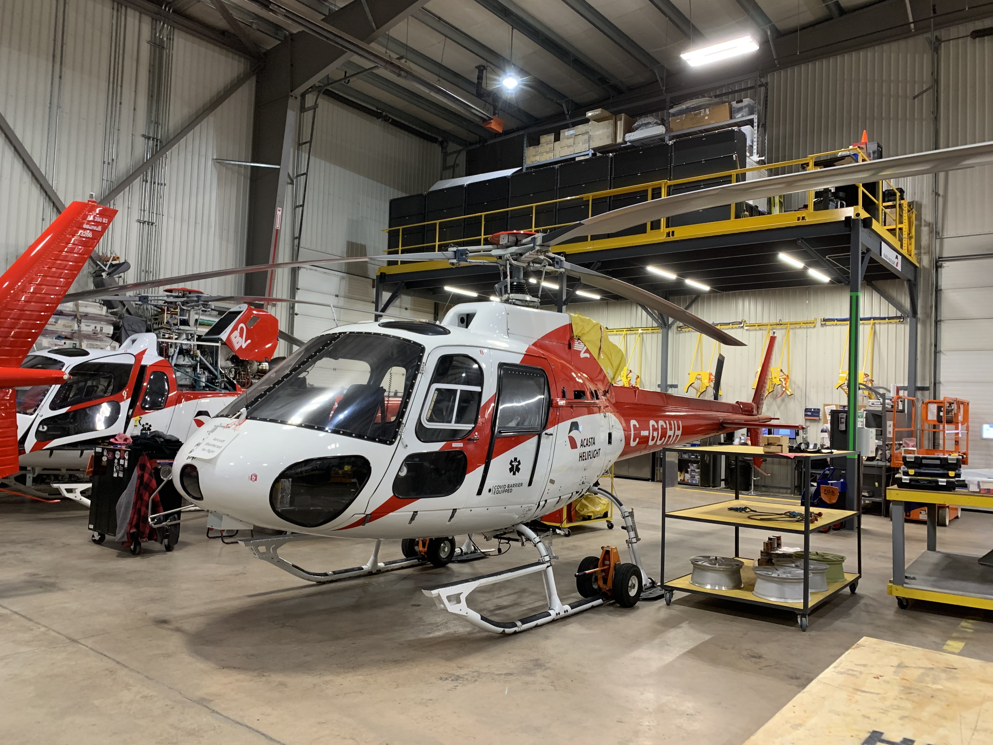 The Acasta helicopter hanger in Yellowknife (Sidney Cohen/CBC)