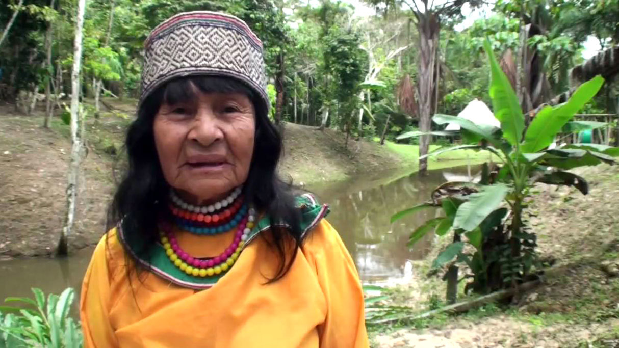 Olivia Arevalo Lomas was one of the most recognizable curanderos in the Peruvian Amazon. (Temple of the Way of the Light/YouTube)