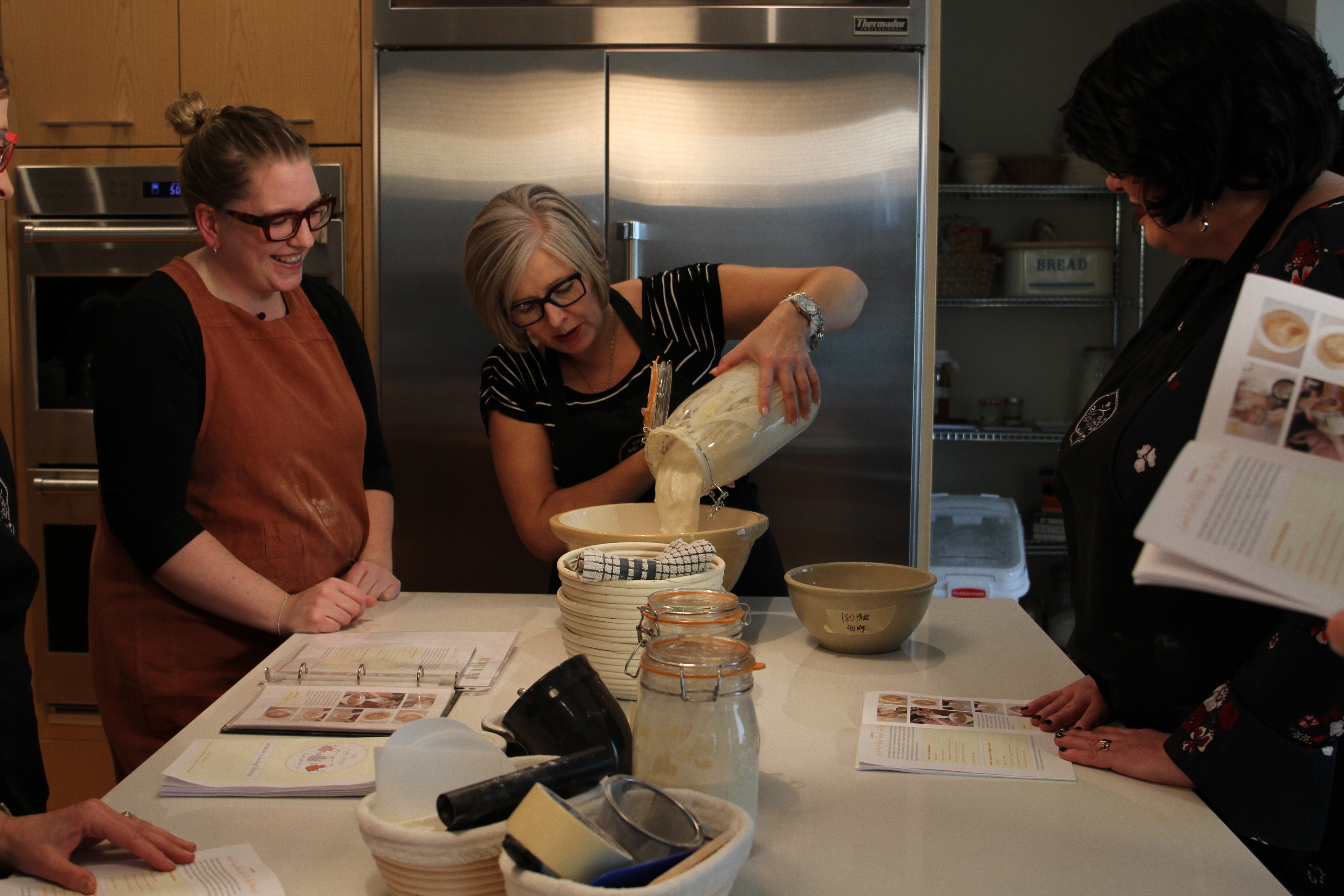 The starter is made from fermented water and flour (Josee St-Onge/CBC)