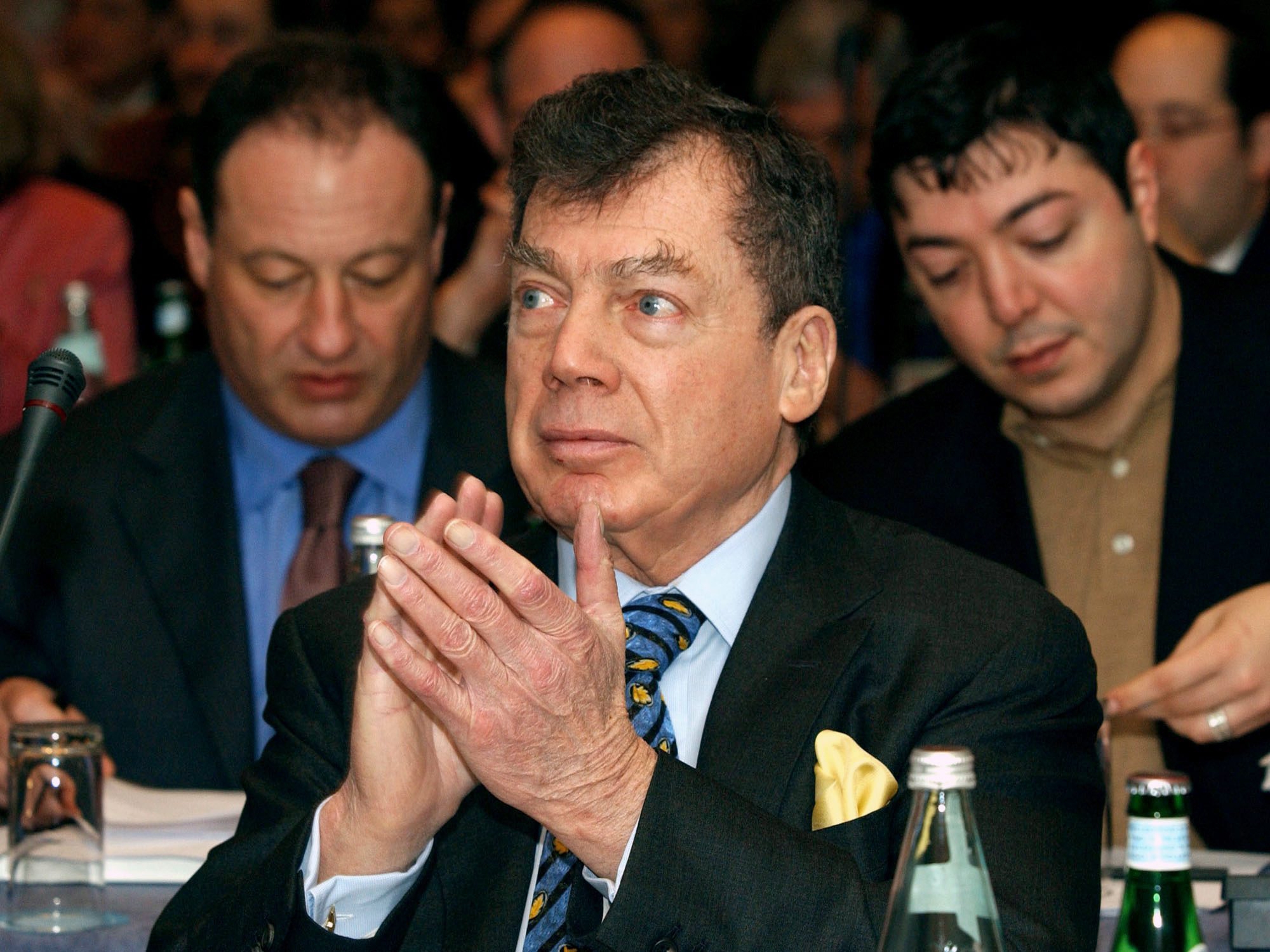 The late Canadian billionaire Edgar Bronfman Sr., seen at a 2005 meeting of the World Jewish Congress in Brussels, once described NXIVM as a cult. (Thierry Charlier/Associated Press)