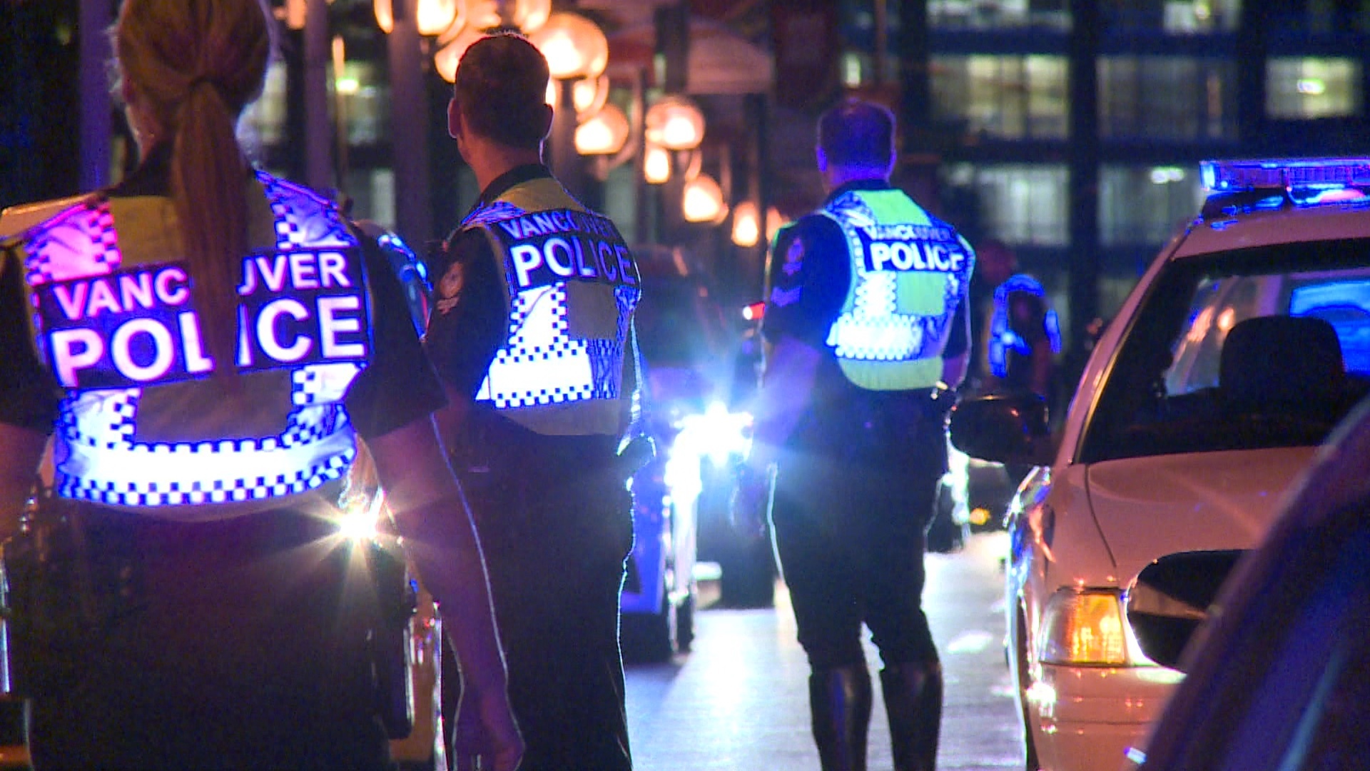 Vancouver police check drivers for impairment (Rafferty Baker/CBC)