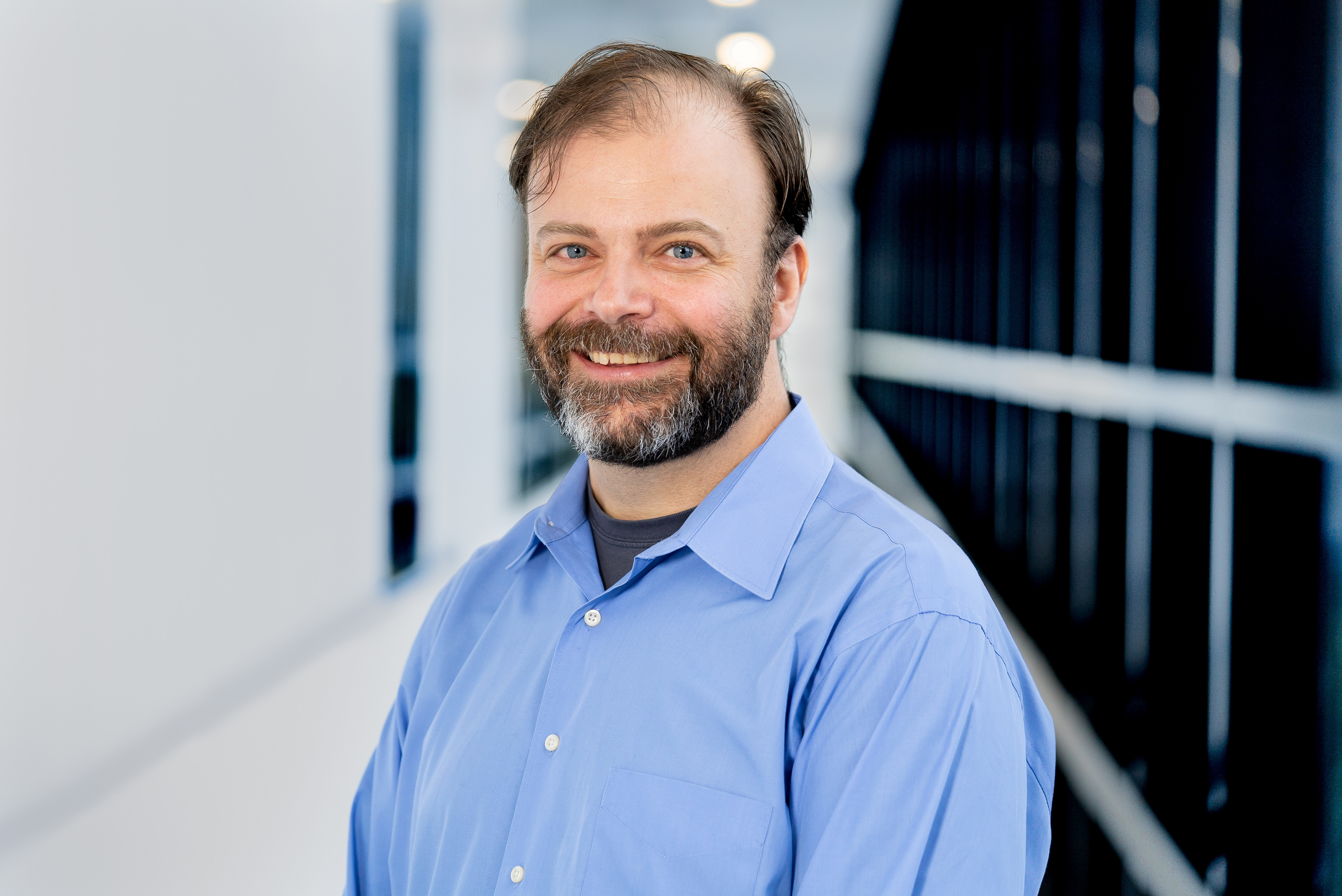 Dr. Colin Ross's first task with the UBC research team was to find a way to test their experimental gene therapy in mice. (Craig Chivers/CBC)