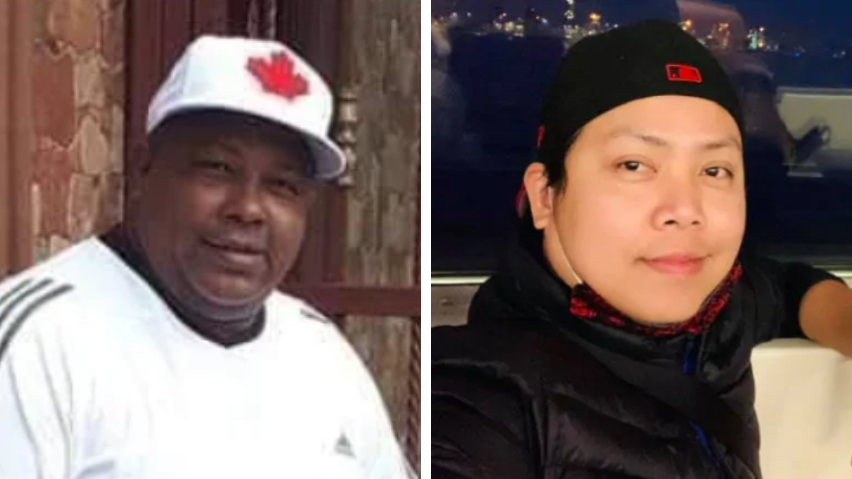 Olymel workers Henry De Leon, left, and Darwin Doloque, right, died of COVID-19. (Henry De Leon/Facebook, Darwin Doloque/Facebook)