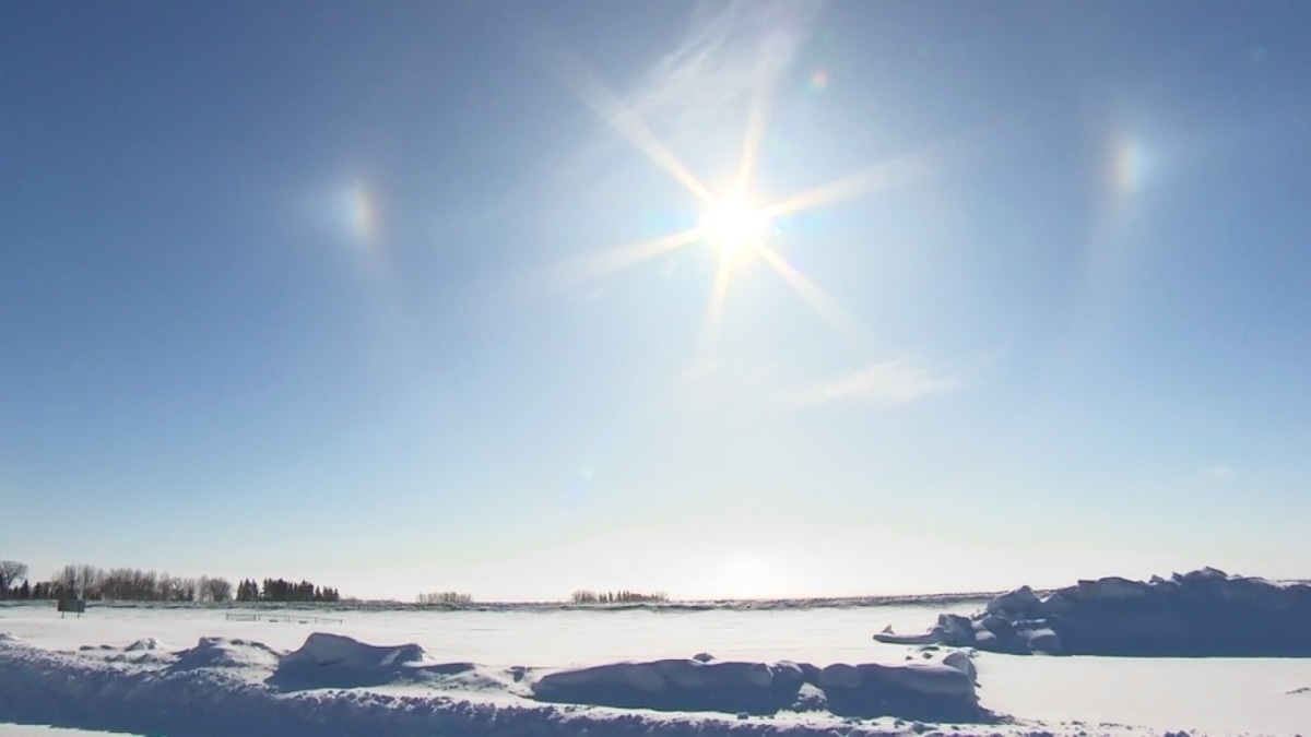 Snow-covered Emerson, Man., has become a popular entry point for people wanting to cross illegally into Canada. (CBC)