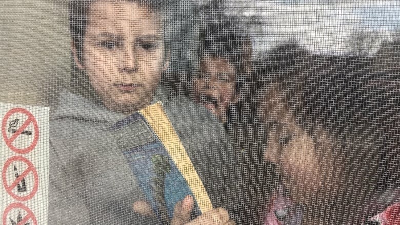 Siblings Jesse, left, Xavier, centre, and Noelle had to spend a lot of time inside together during the COVID-19 crisis. (Karen Pauls/CBC)