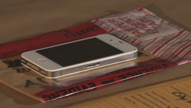 Josh Miller left his iPhone behind in a City Wide Taxi before getting out on Blue Puttee Drive in the east end of St. John's in February 2013. (Paul Pickett/CBC)