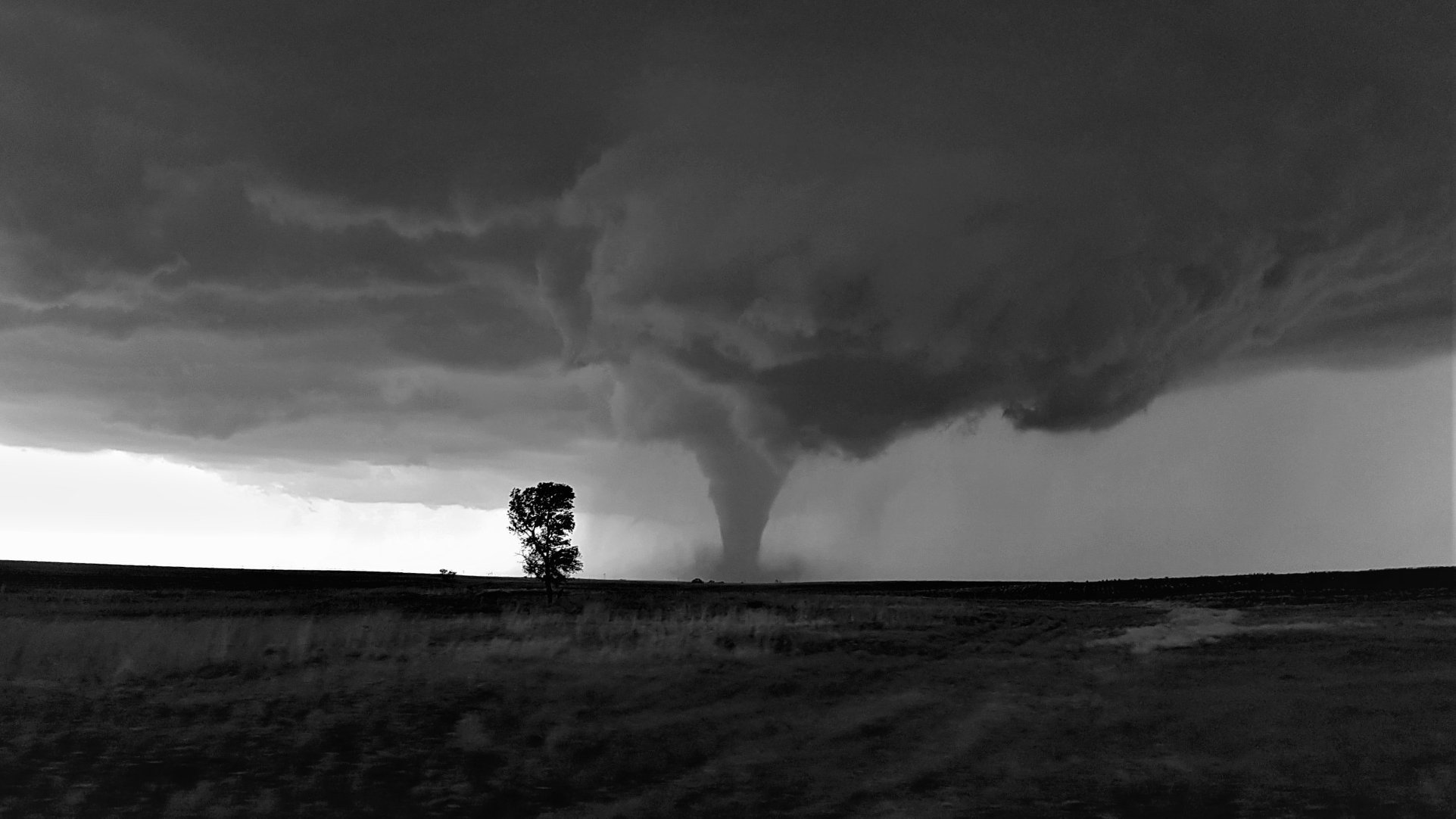 Hines posted this tornado photo of hers to Facebook in April, along with a heartfelt story about the early influence her father had on her becoming enamoured with nature and storms.