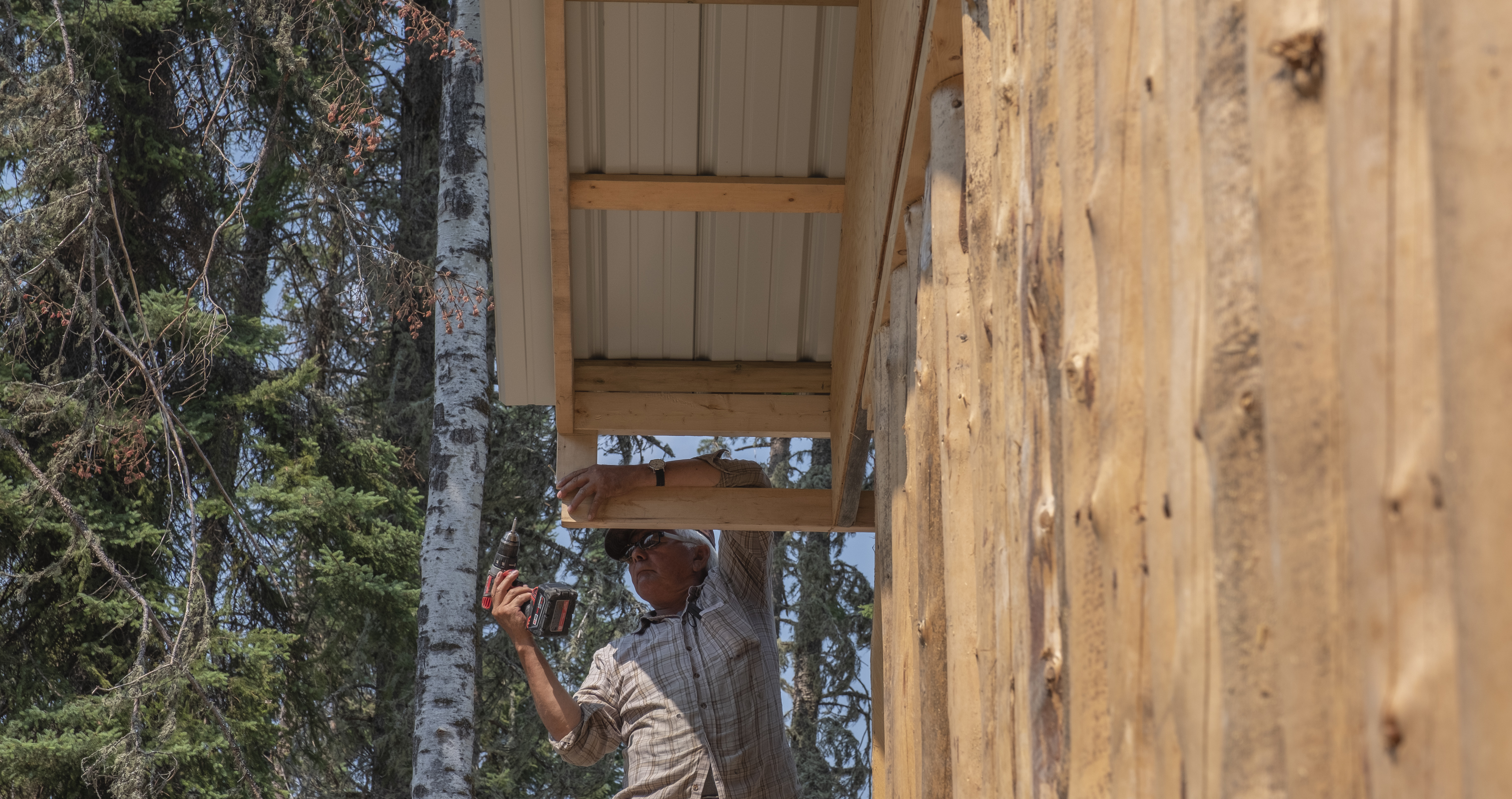 Ratt is creating a space for youth to learn more about the land — and how to protect it. (Kendall Latimer/CBC)