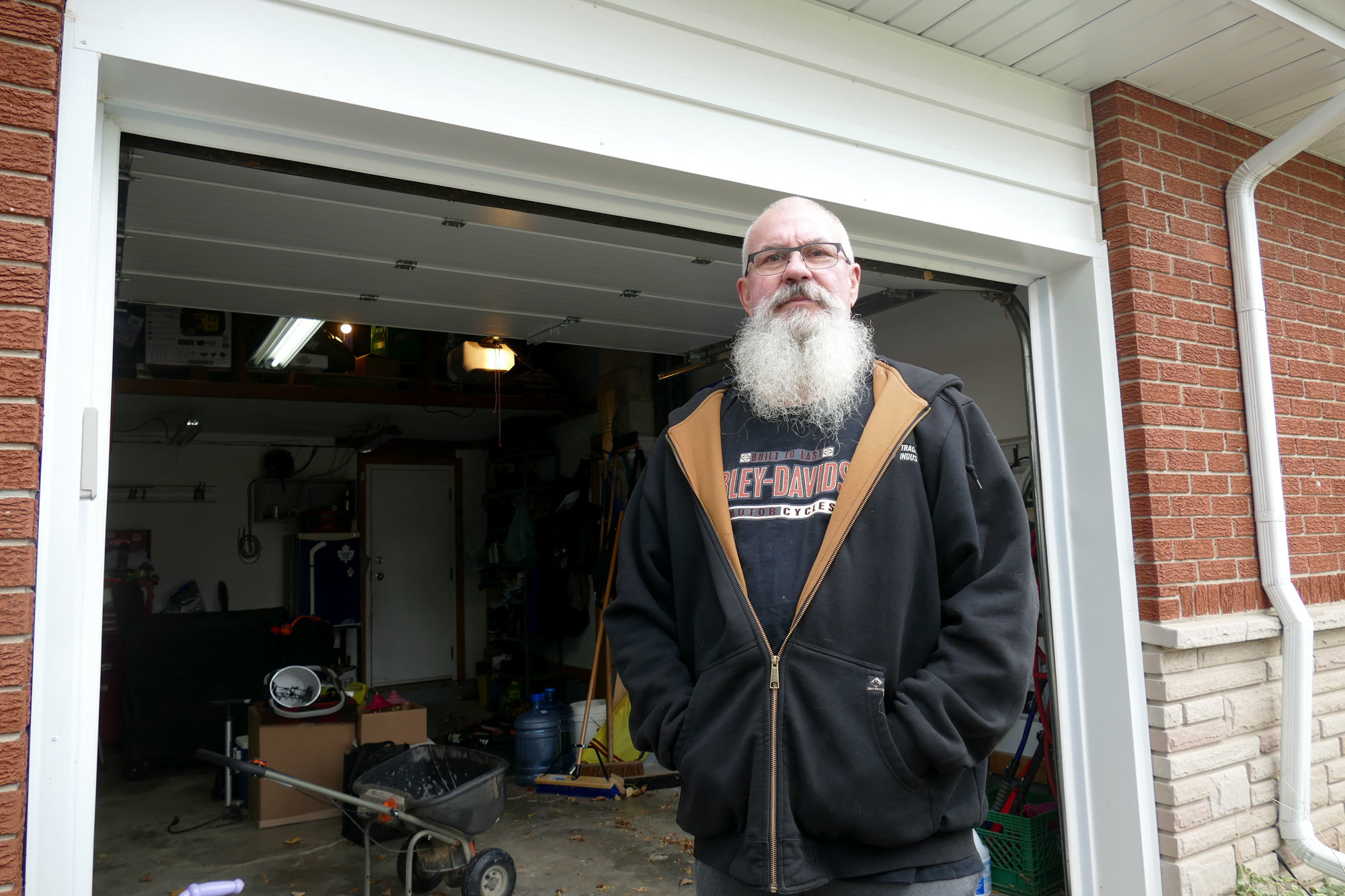 Hector MacDonald is a non-Six Nations resident whose home sits on 6th Line. (Jorge Barrera/CBC)