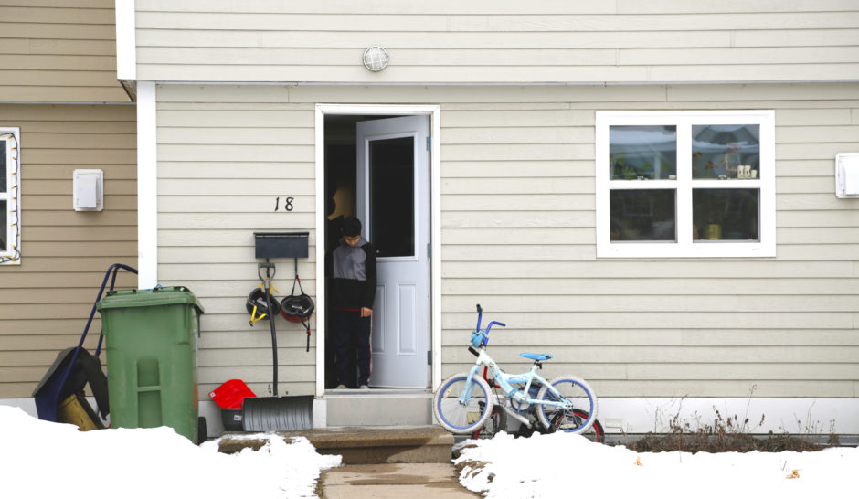 The Doone Street housing units in Fredericton's north side. (Maria Jose Burgos/CBC)