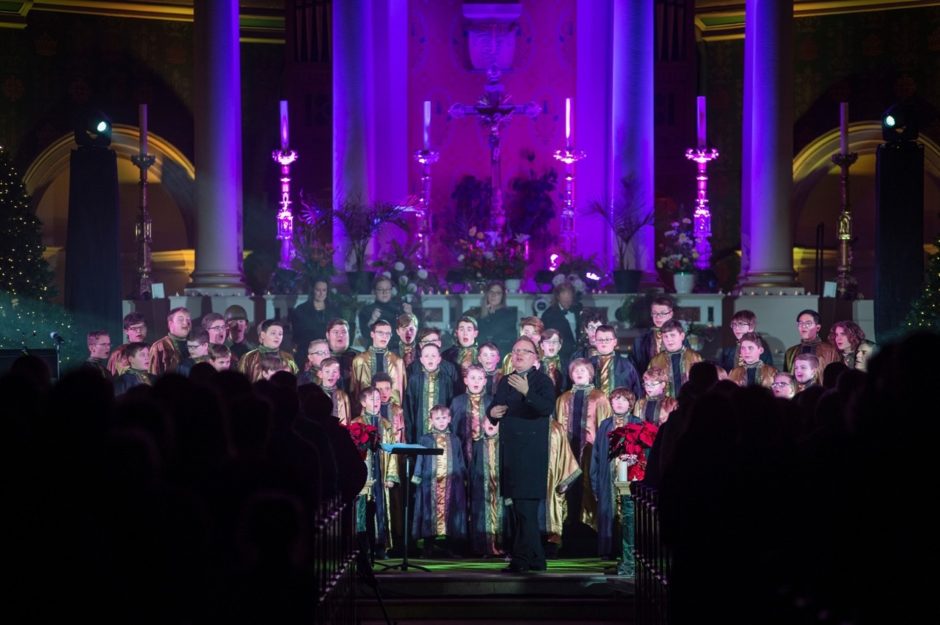 The Atlantic Boychoir performs at the Basilica of St. John the Baptist in St. John's in November. Photo by Greg Locke 