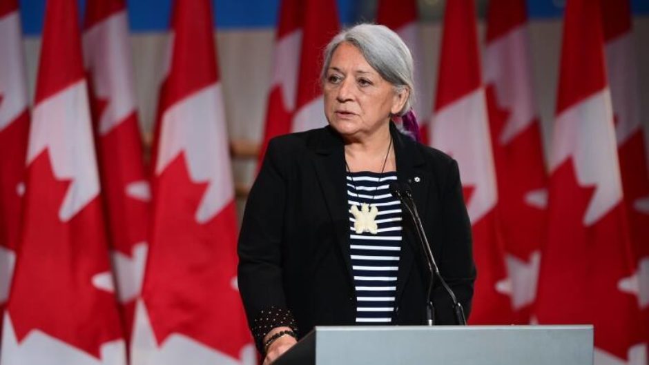 Mary Simon speaks during an announcement at the Canadian Museum of History in Gatineau, Que., on Tuesday, July 6, 2021. 