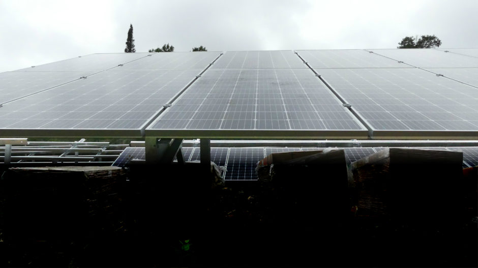 Solar panels installed at Tallpine Lodges in West Hawk Lake