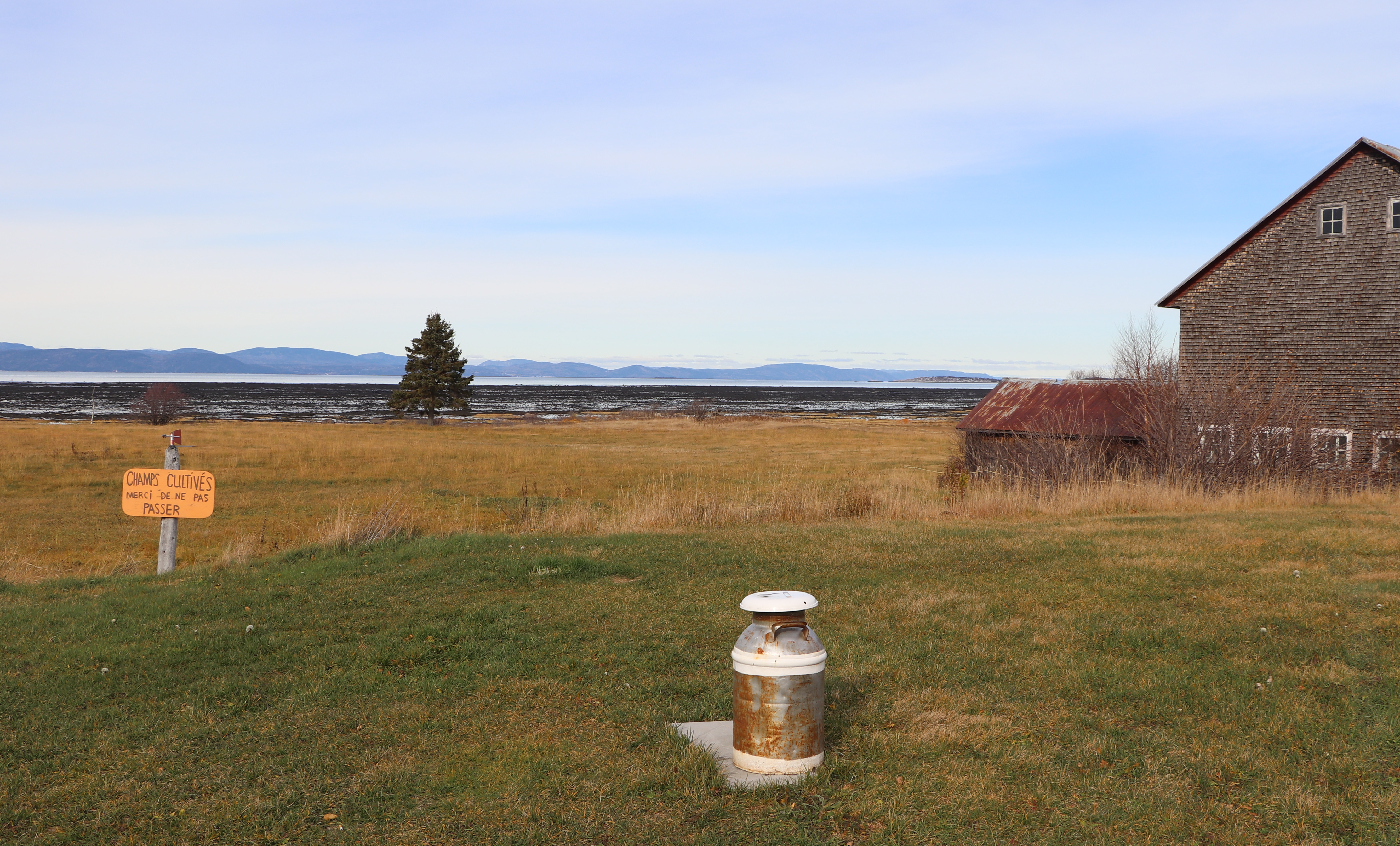 The region's beautiful views inspired Martin Desautels to move to the Kamouraska region, 160 kilometres east of Quebec City. (Julia Page/CBC)