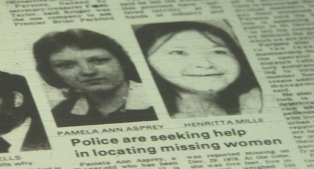 Pam Asprey's photo showed up in an article in the Evening Telegram from December 1984. The 19-year-old woman disappeared two years after Henrietta Millek. (Paul Pickett/CBC)