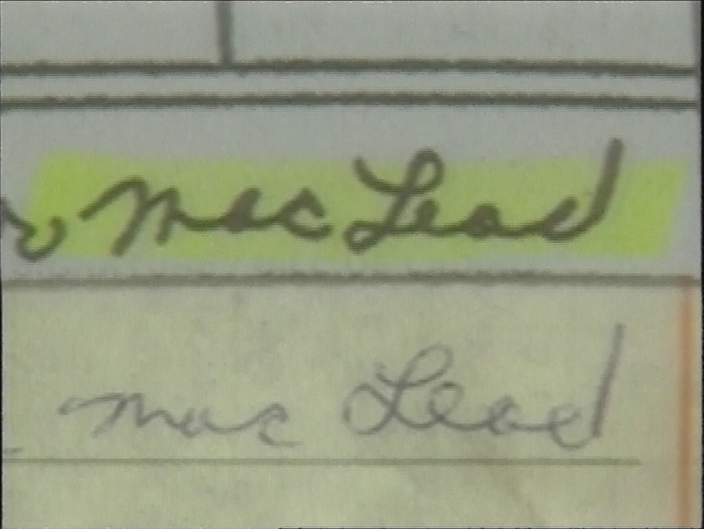 Police used handwriting samples of Bell's from school to compare against a receipt from a plumbing store in Moncton. (CBC)